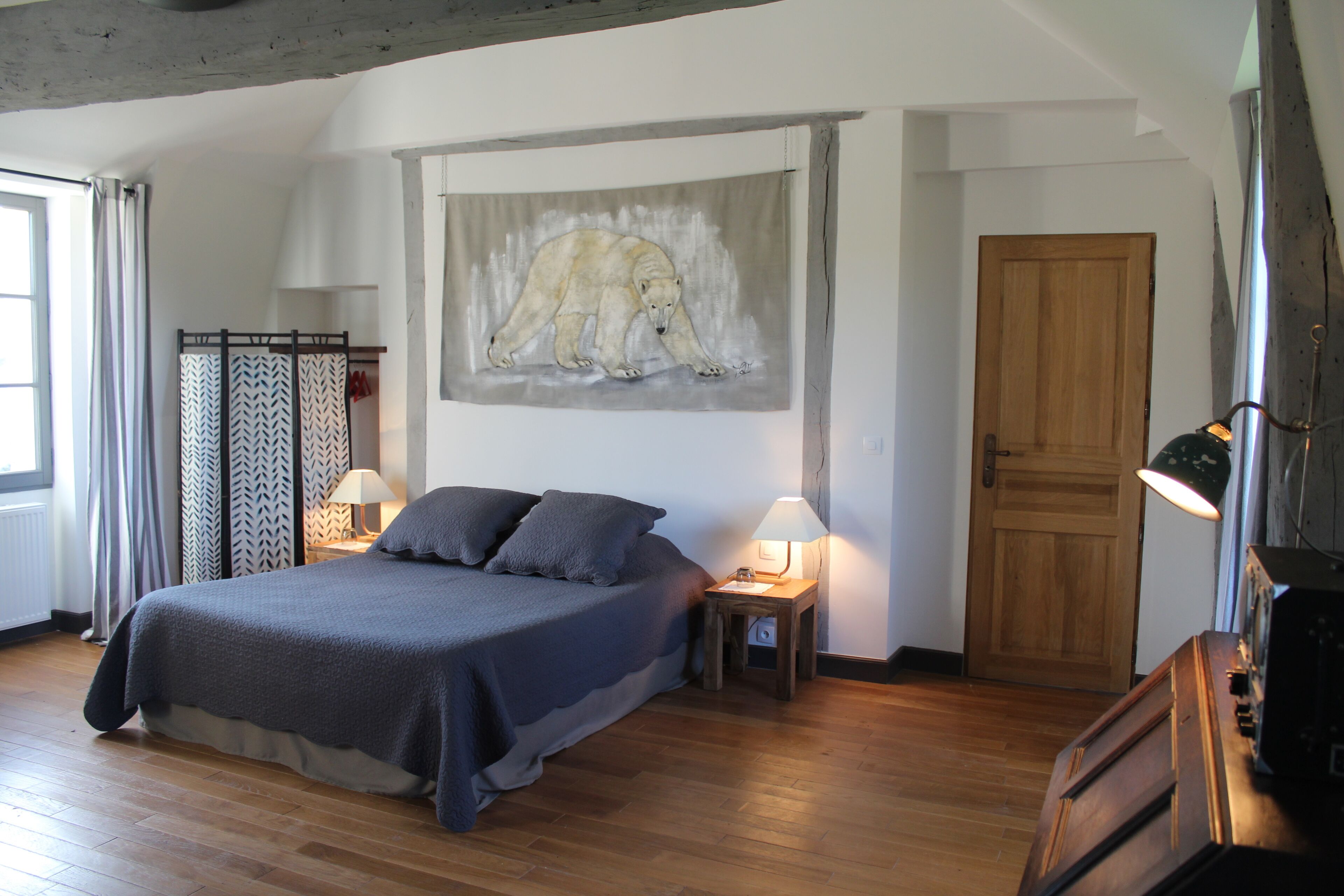 Room in the castle in Sologne 