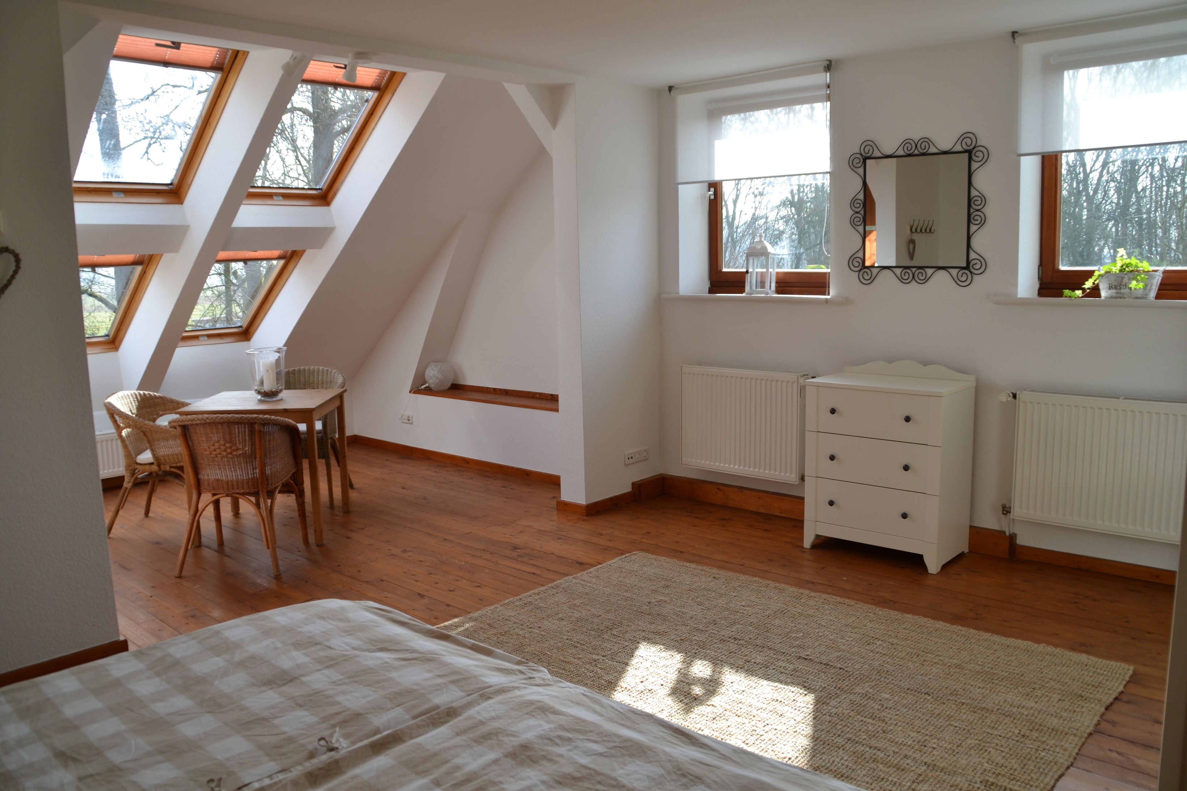 Alte Schule Süllwarden, holiday apartment on two floors in an idyllic setting