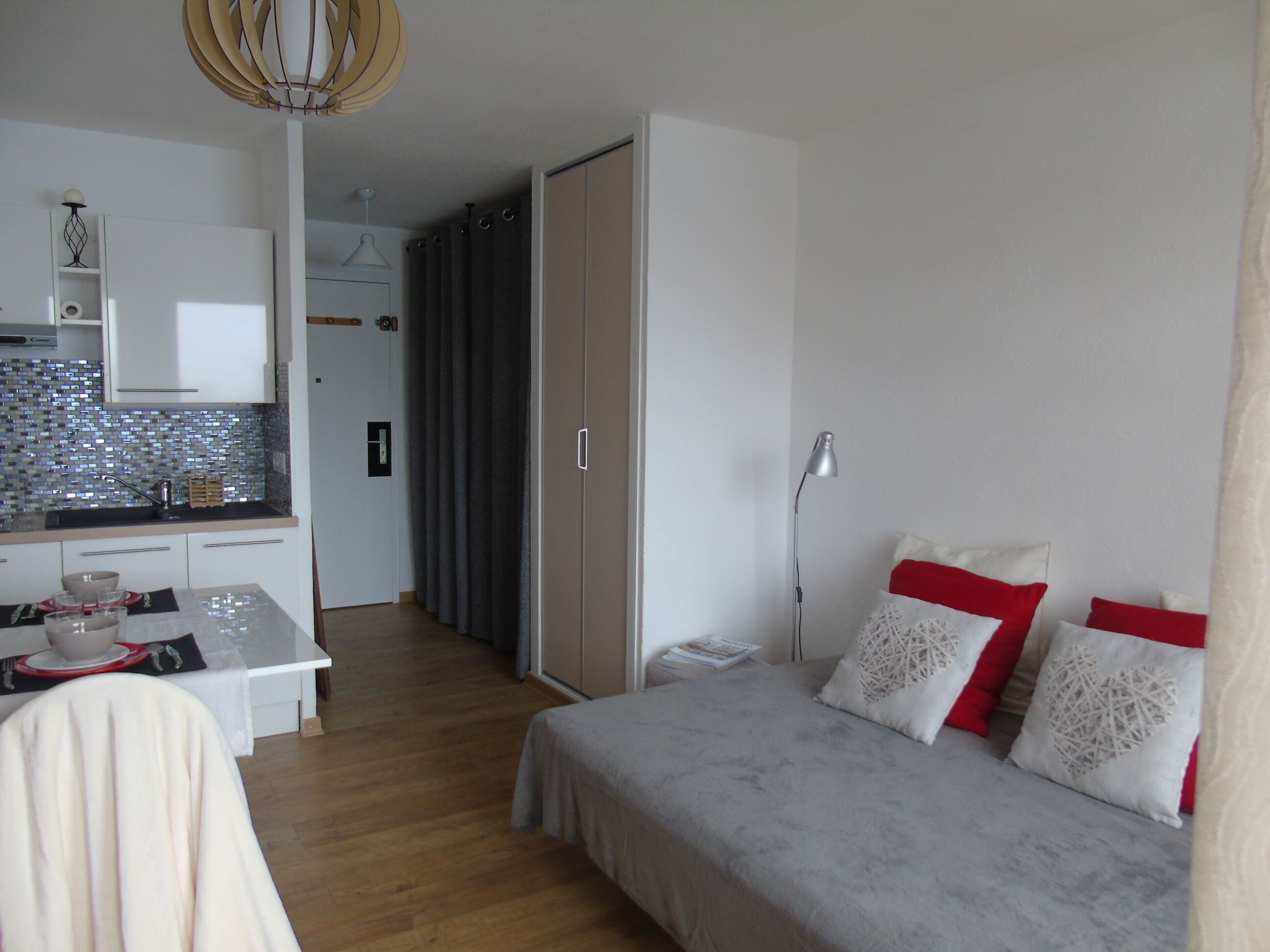 2pers studio in the heart of Haute-Savoie with balcony, refurbished.