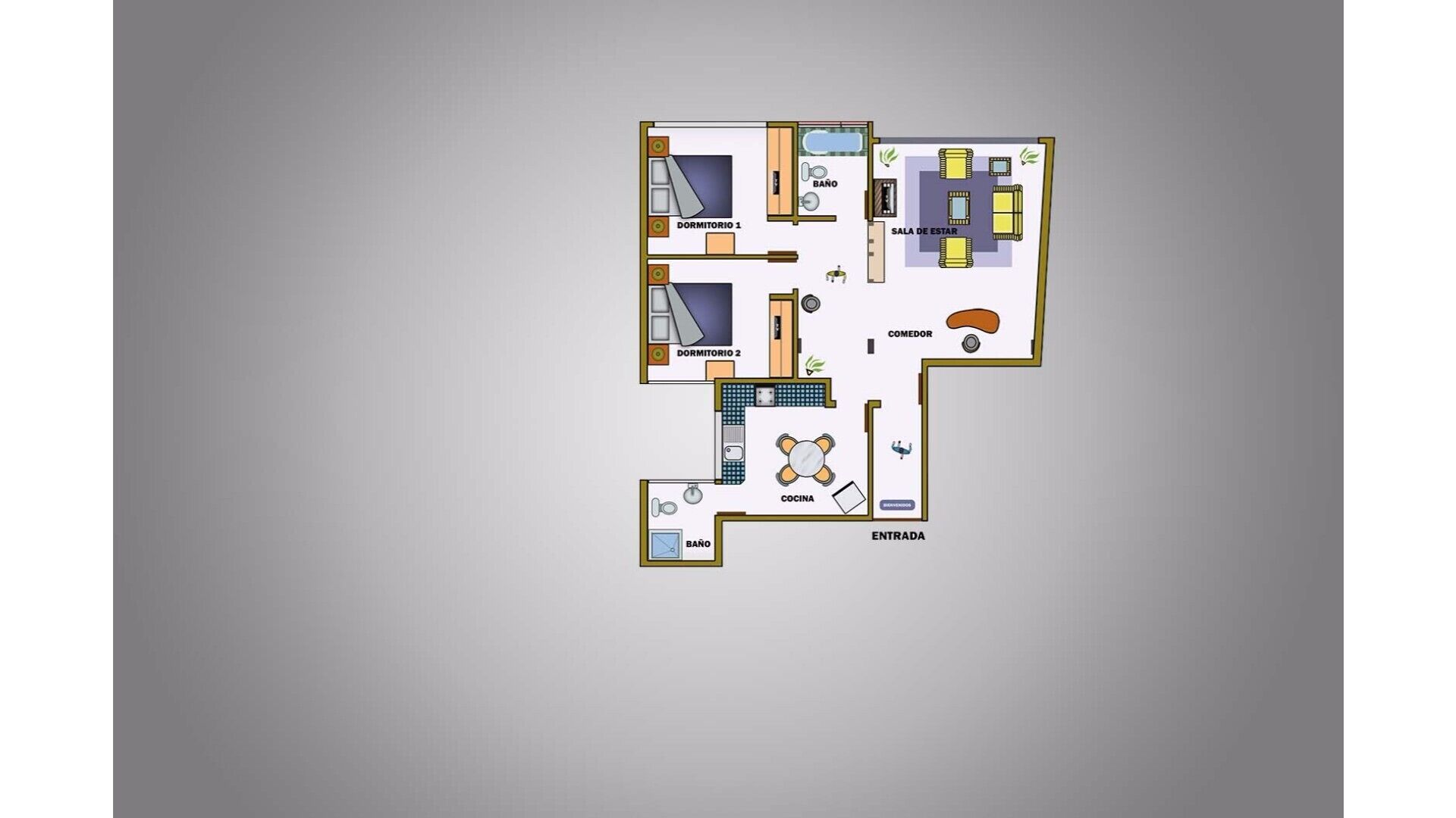 VIOLETTA 'S 2 ROOMS APARTMENT