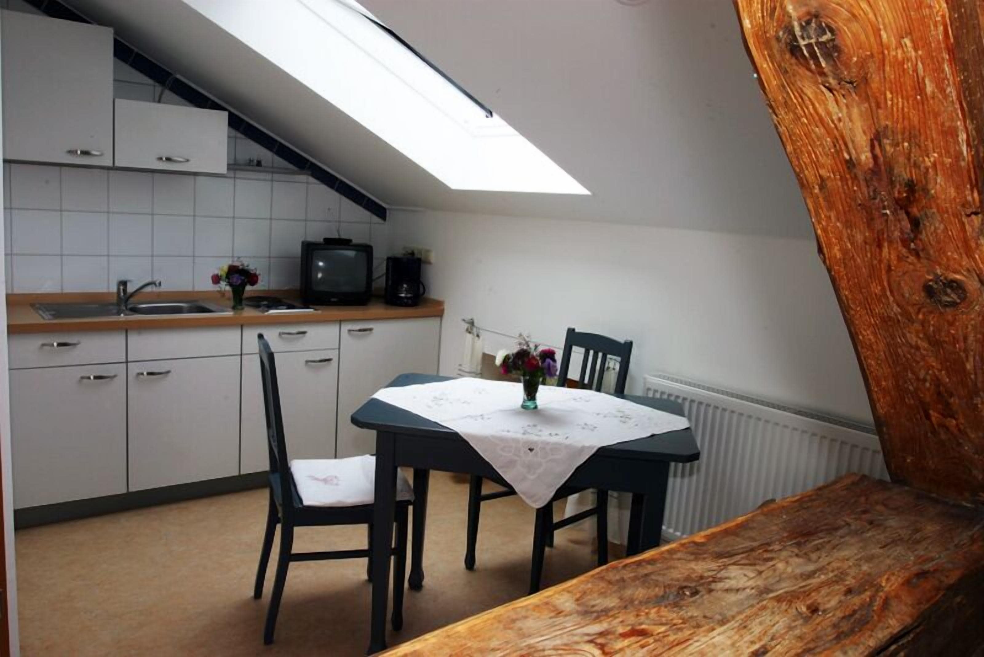 Apartment Großknecht 2 people, 24sqm, shower, toilet, top floor, WiFi, balcony