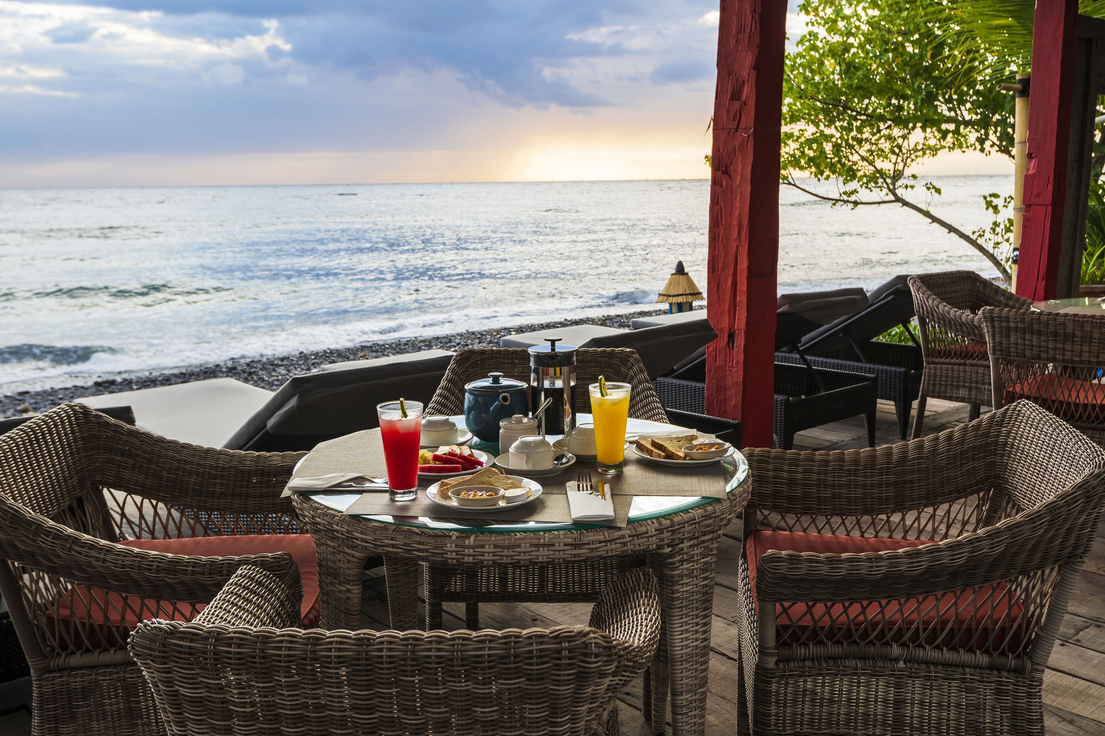Amed Lodge with seaview and diving spot