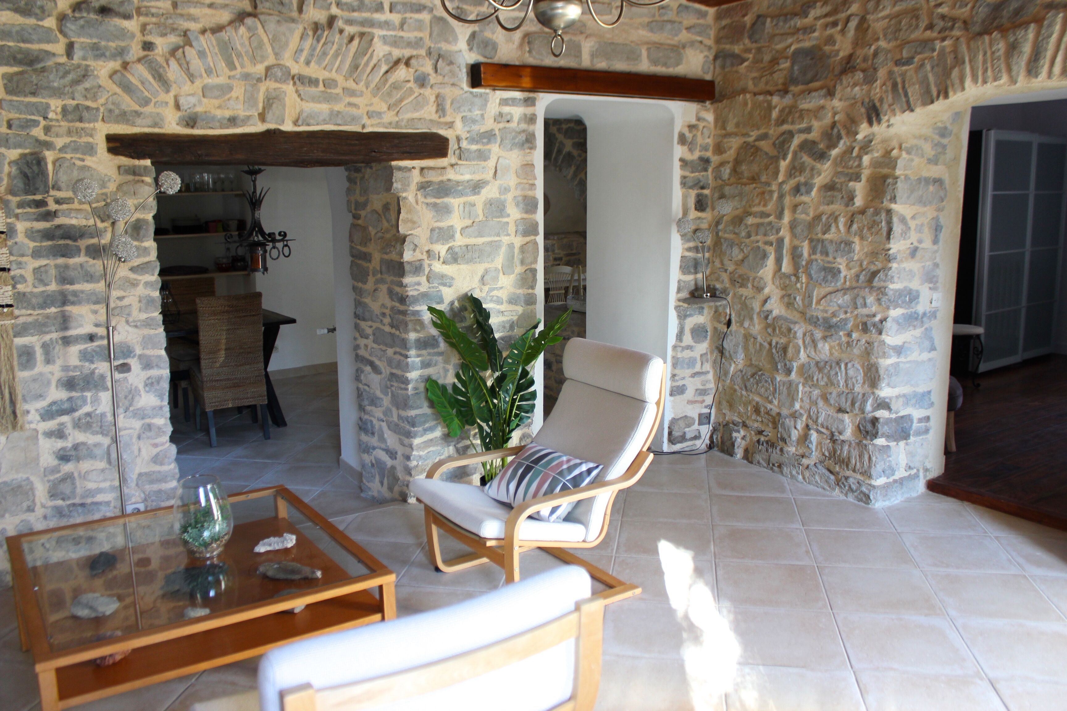 Cottage in the center of Lauret, the charm of old stones