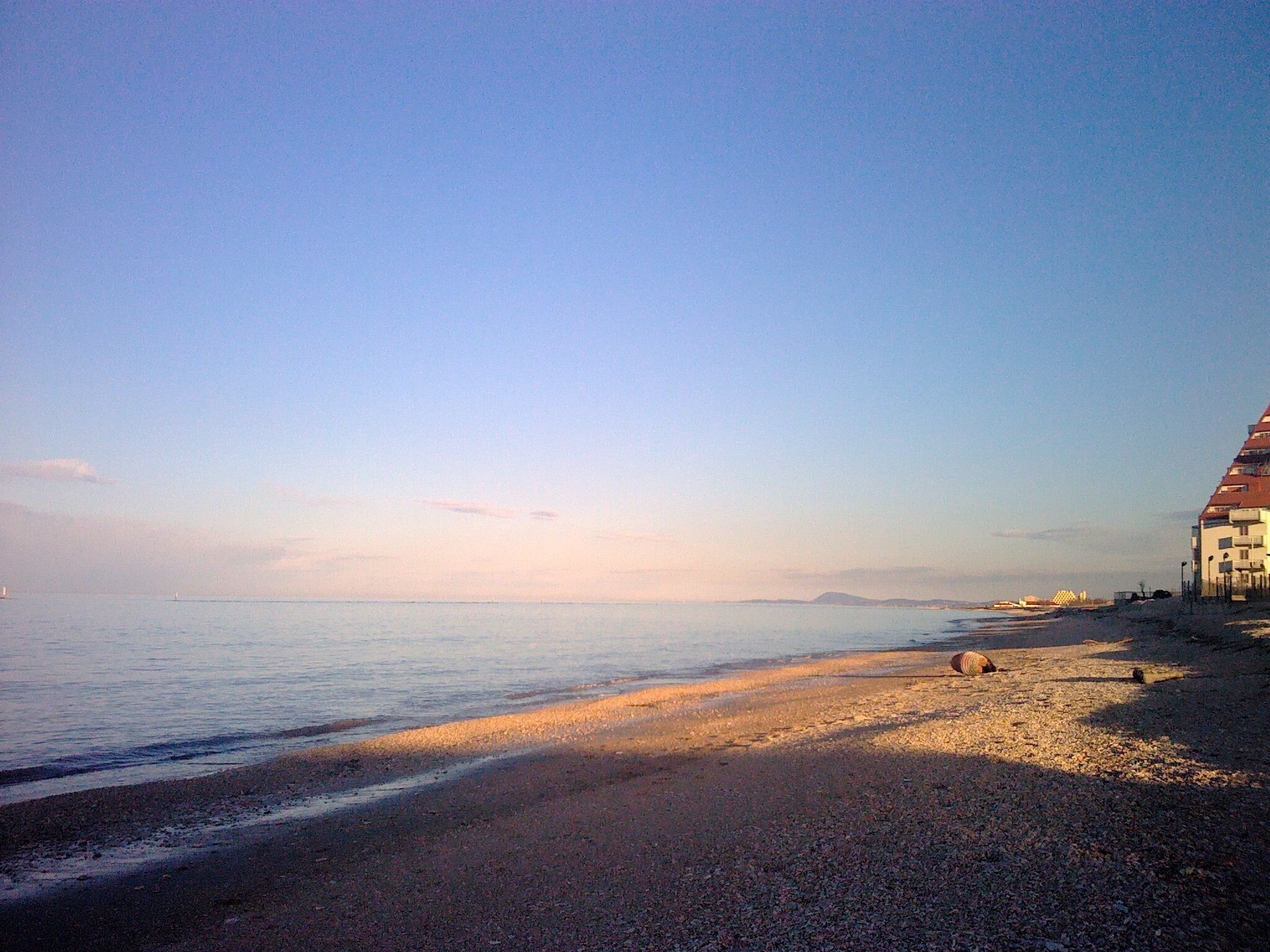 In front of the Sea, beach for dogs not far away