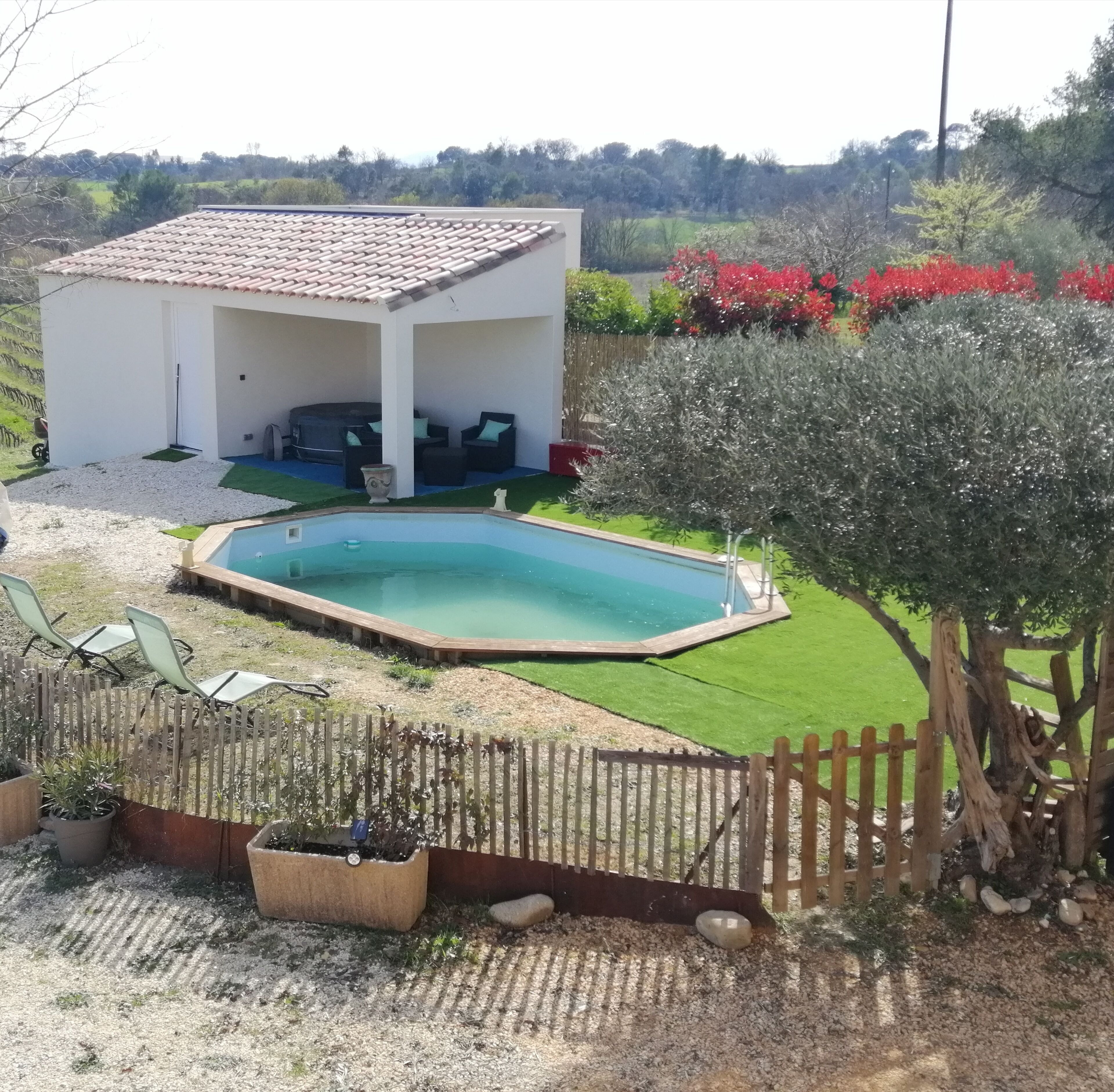 Charming apartment with pool near Anduze for 4 people