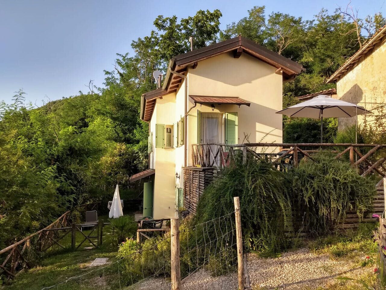 Nice 2 room apartment with garden in the Apennine Tuscan-Emilian