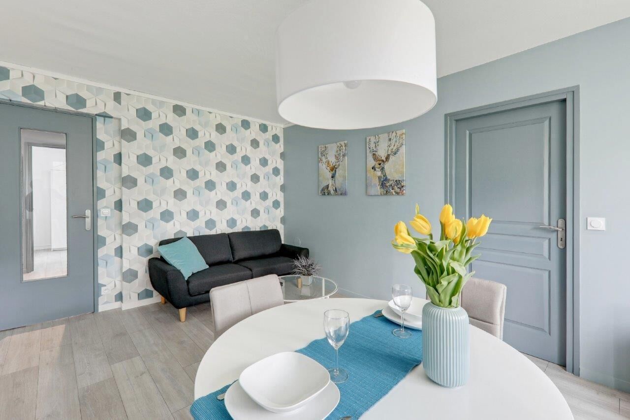 Apartment coup de coeur, 3 bedrooms, 10 minutes from Rouen, Netflix