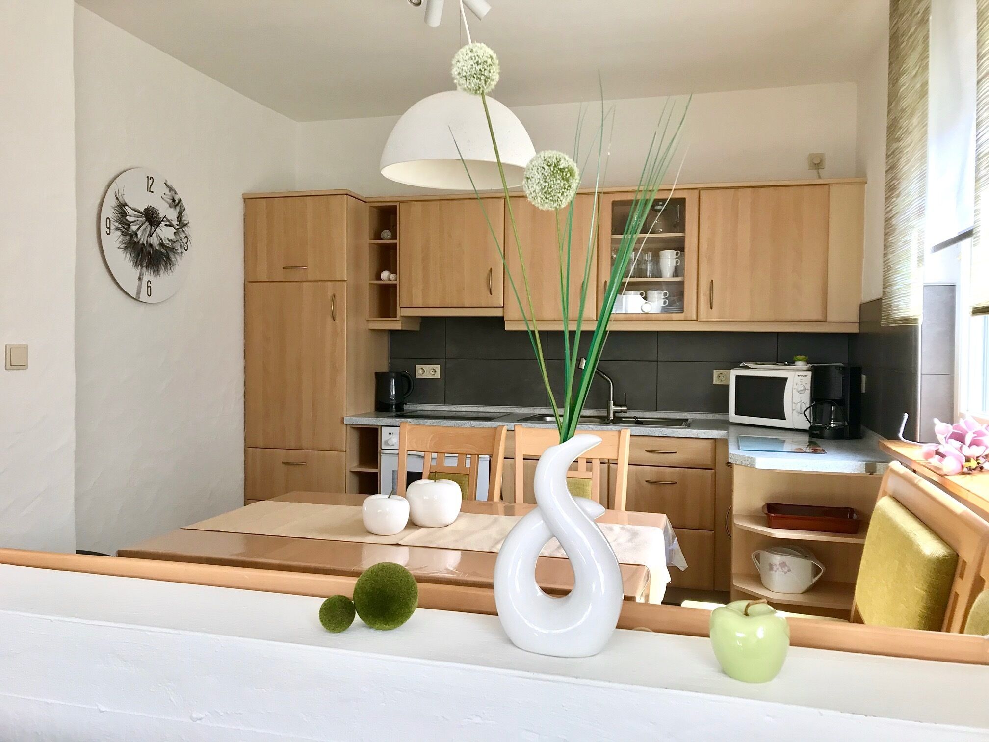 59qm Erdgeschosswohnung mit Naturmaterialien   des Frankenwaldes eingerichtet