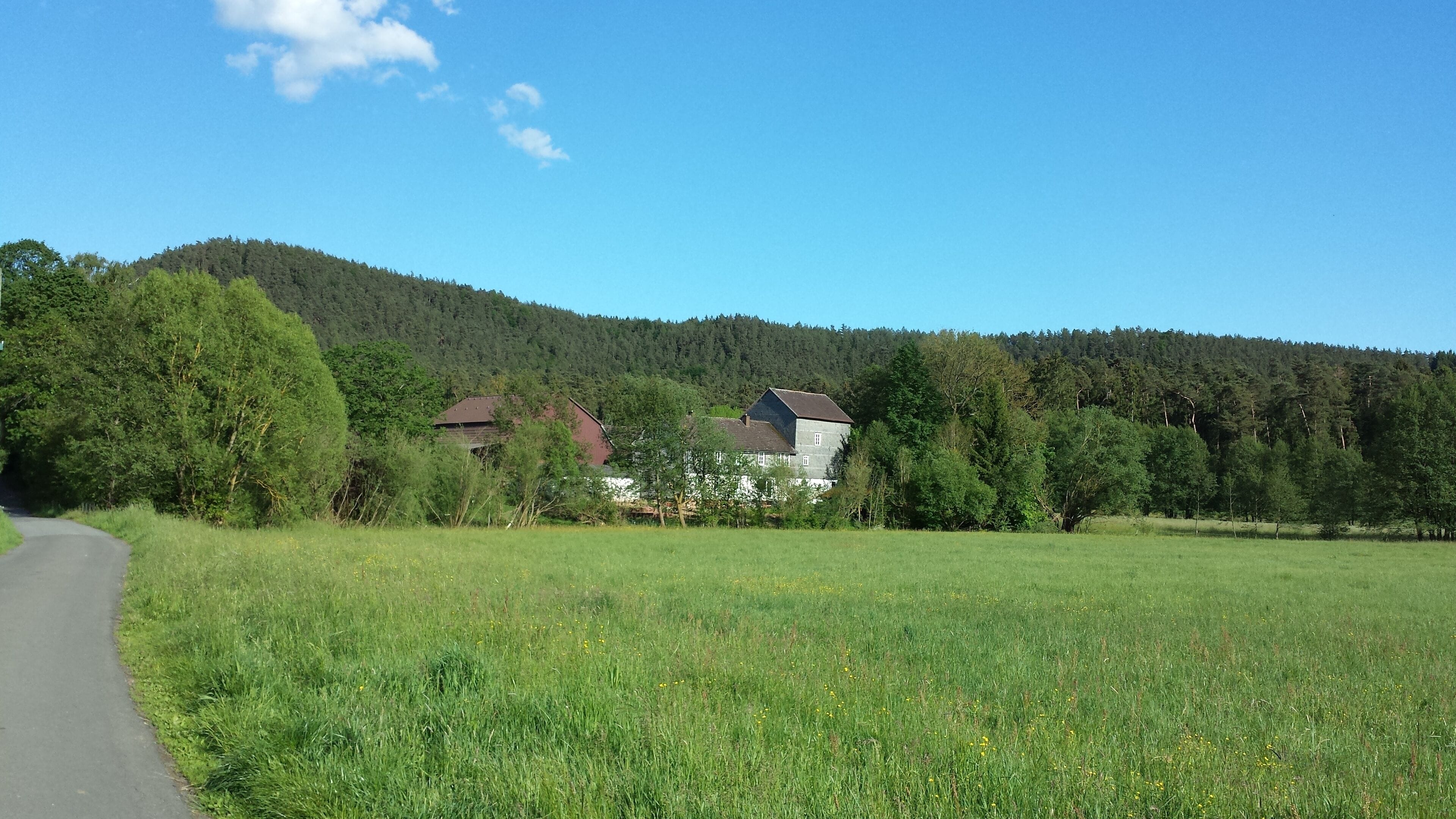 Apartment on estate with watermill and lots of nature