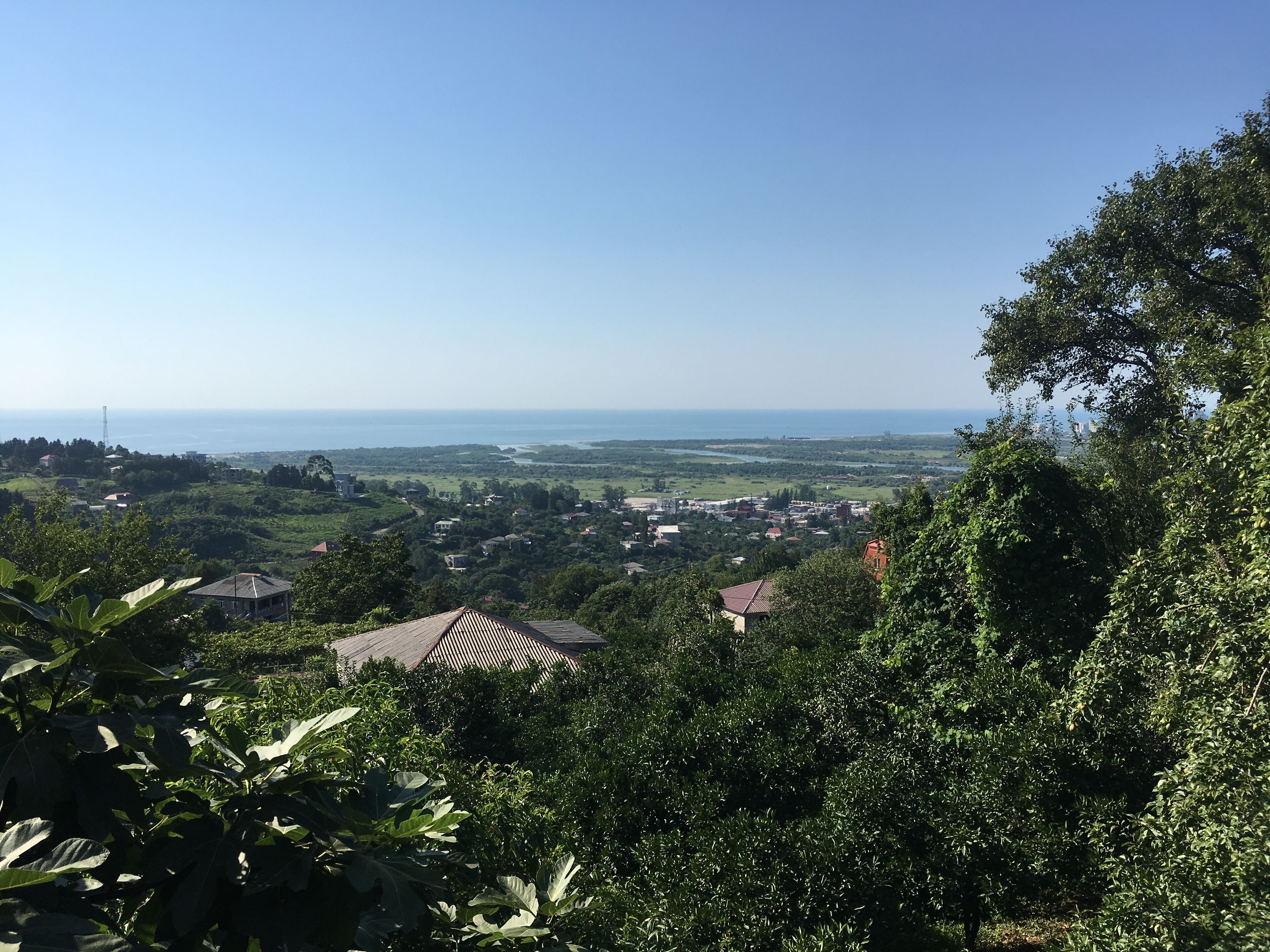 Panorama view apartment with sea view in the middle of nature.