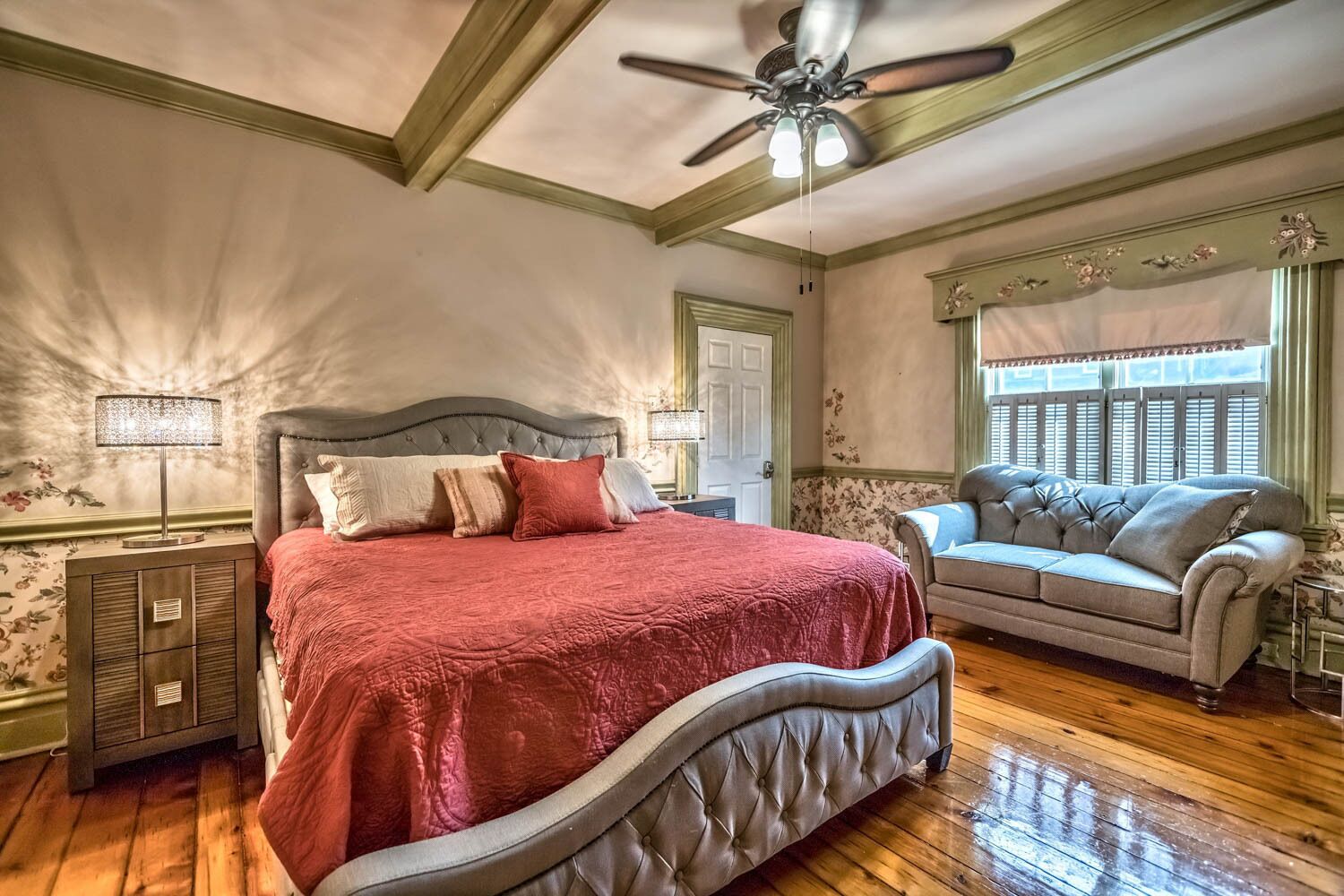 Kitchen, billiard and sun rooms. Walking distance to Main St. downtown.