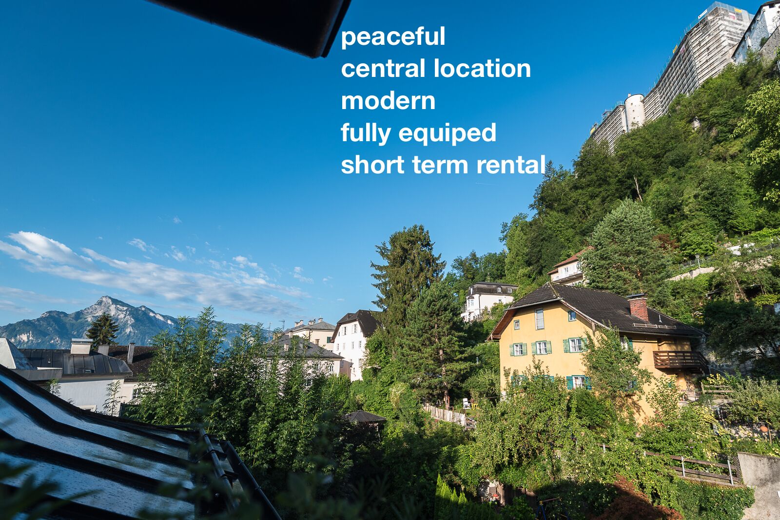 Quiet Penthouse with balcony in the old town quarter Nonntal  Salzburg Austria.