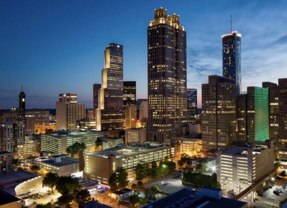 Alluringly excellent skyline view