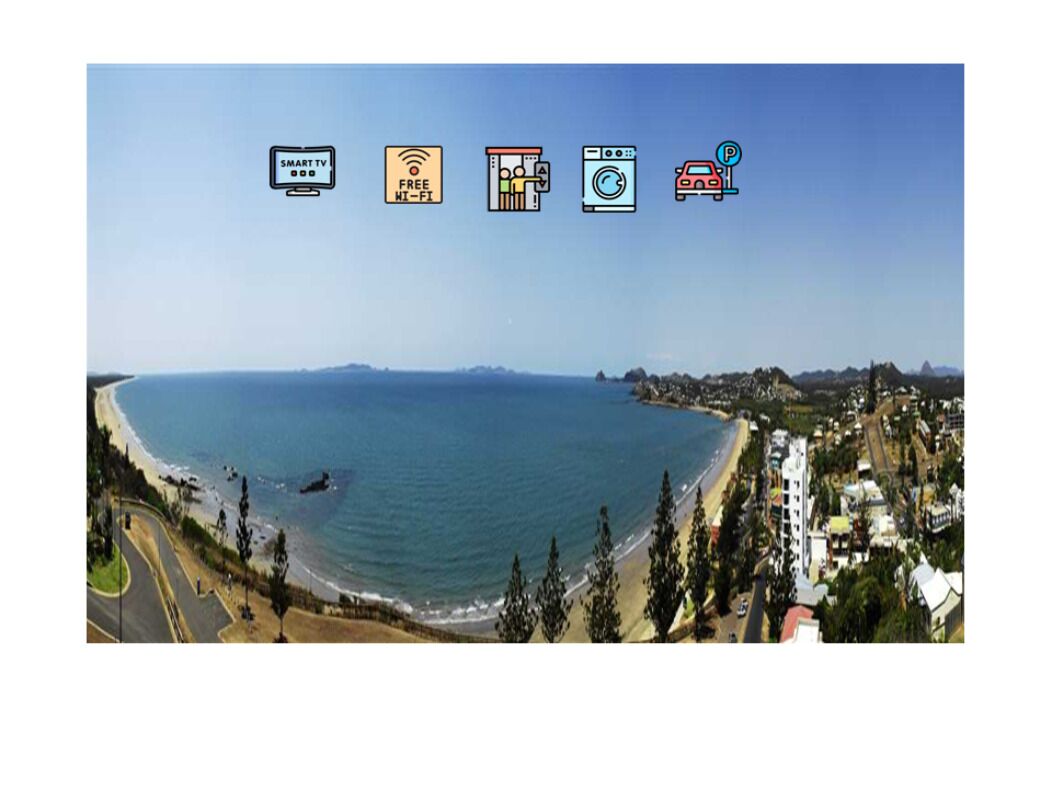Ocean View 1 Bed Unit . King  Bed with En suite Bathroom 