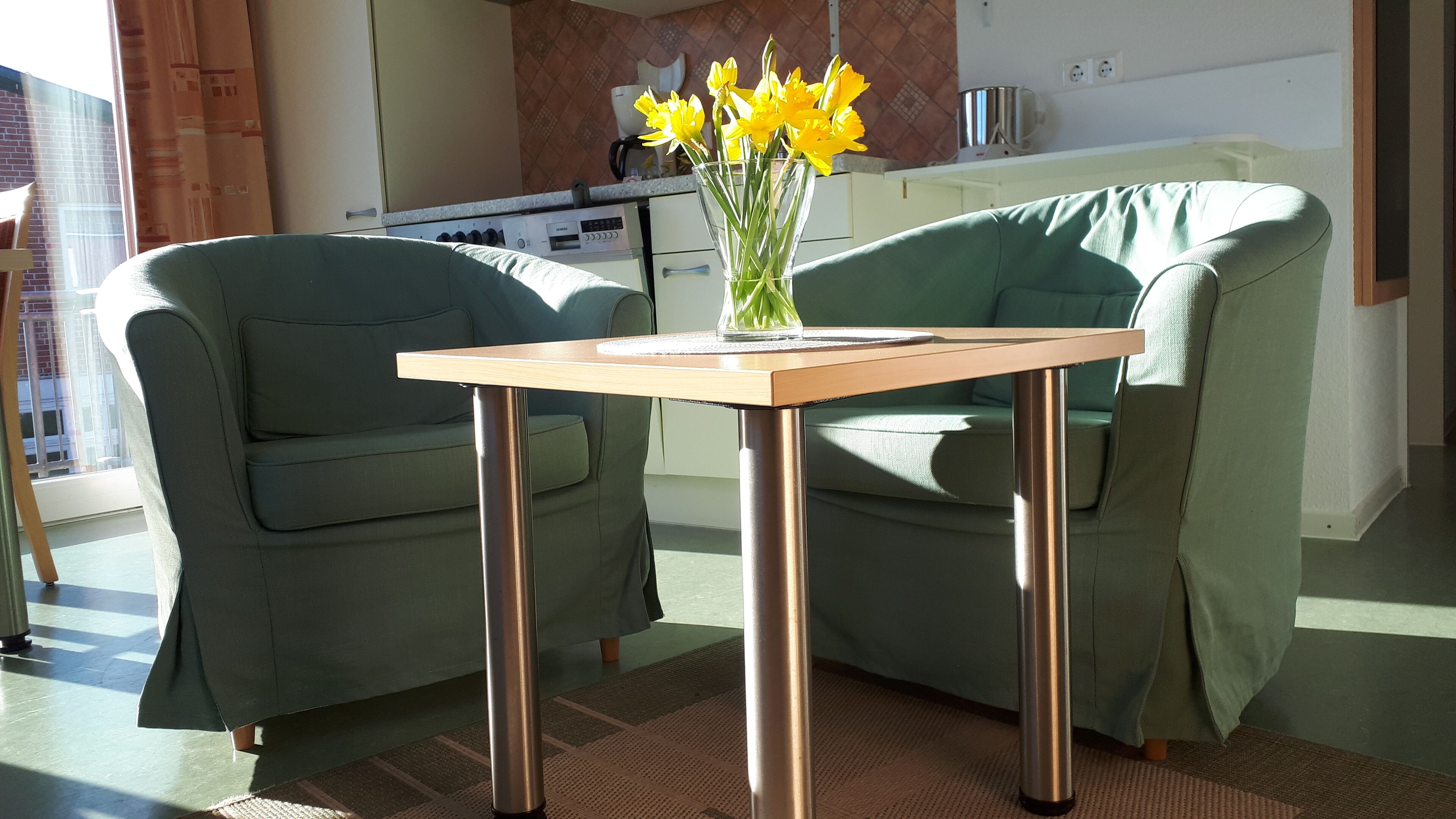 Apartment between Lübeck and Ratzeburg: balcony, WiFi, directly on the Elbe-Lübeck Canal 
