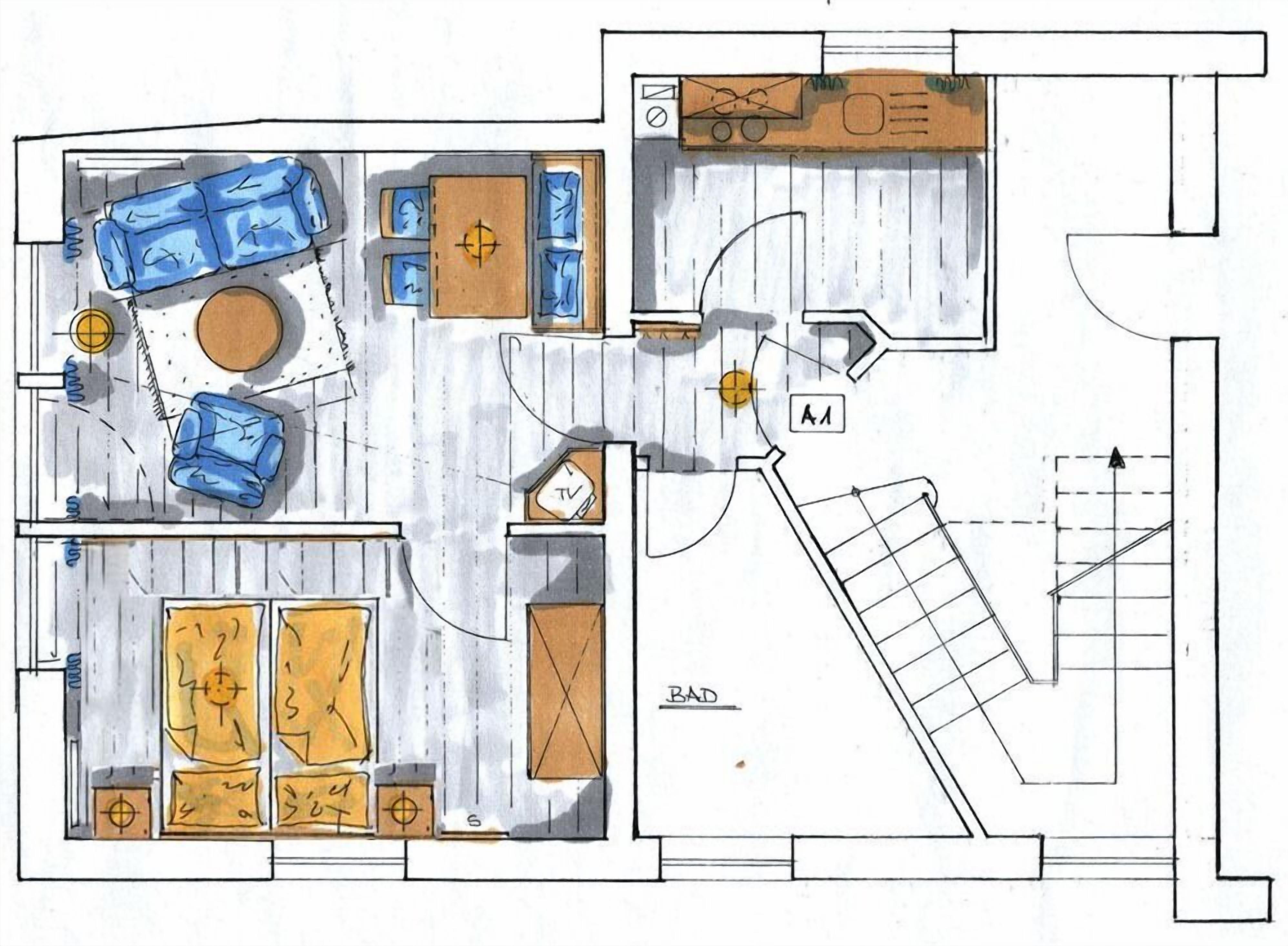 42sqm apartment with organic farm experience with breakfast possible