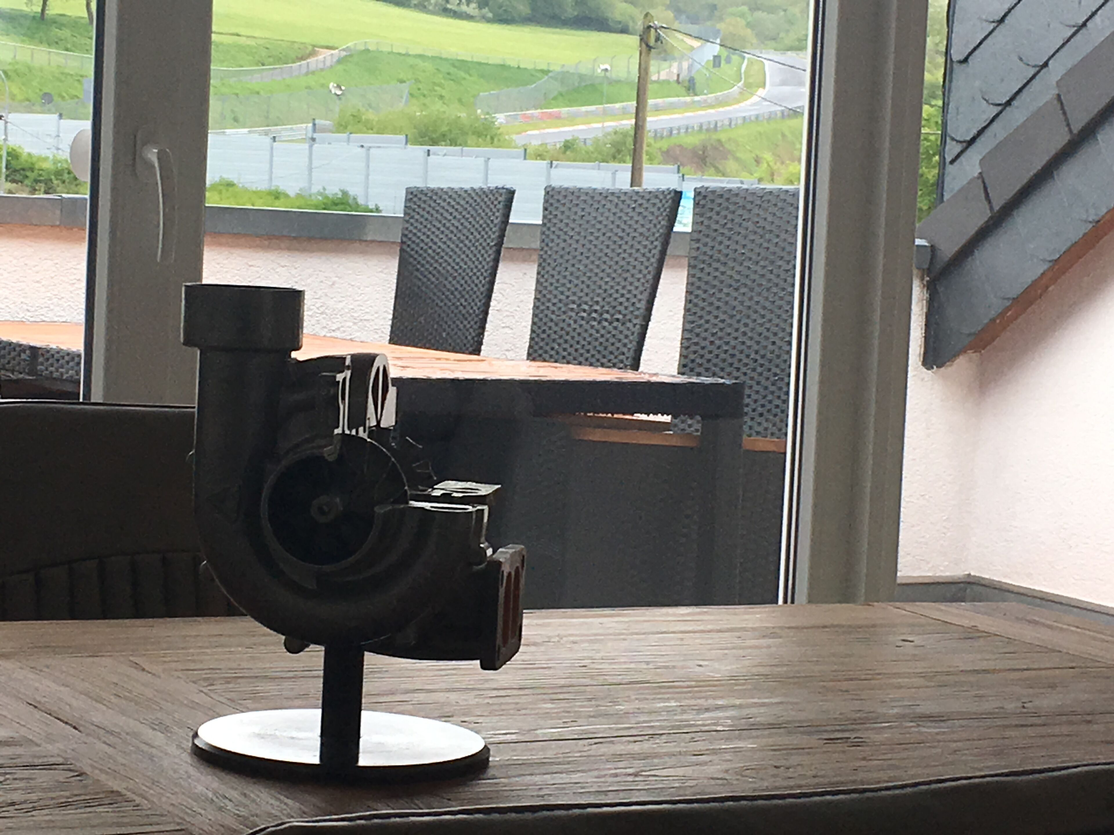 Stay with excellent view on the Track