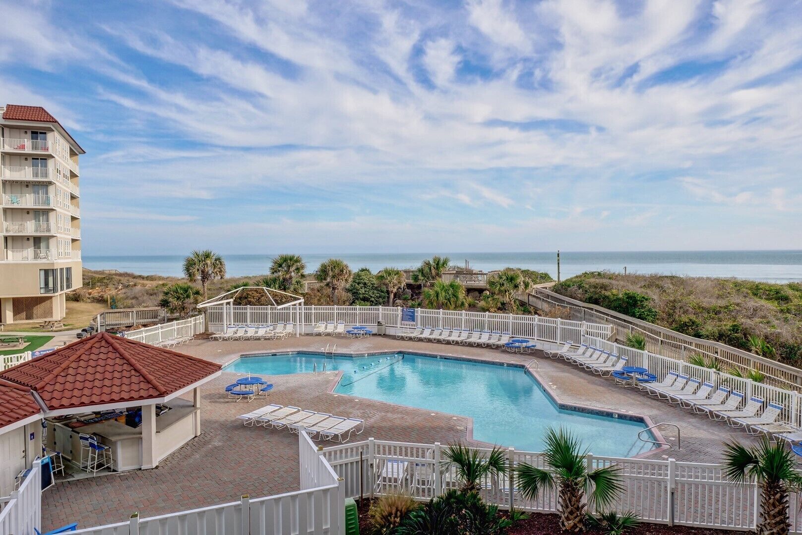 Pool and Ocean Views from your private balcony