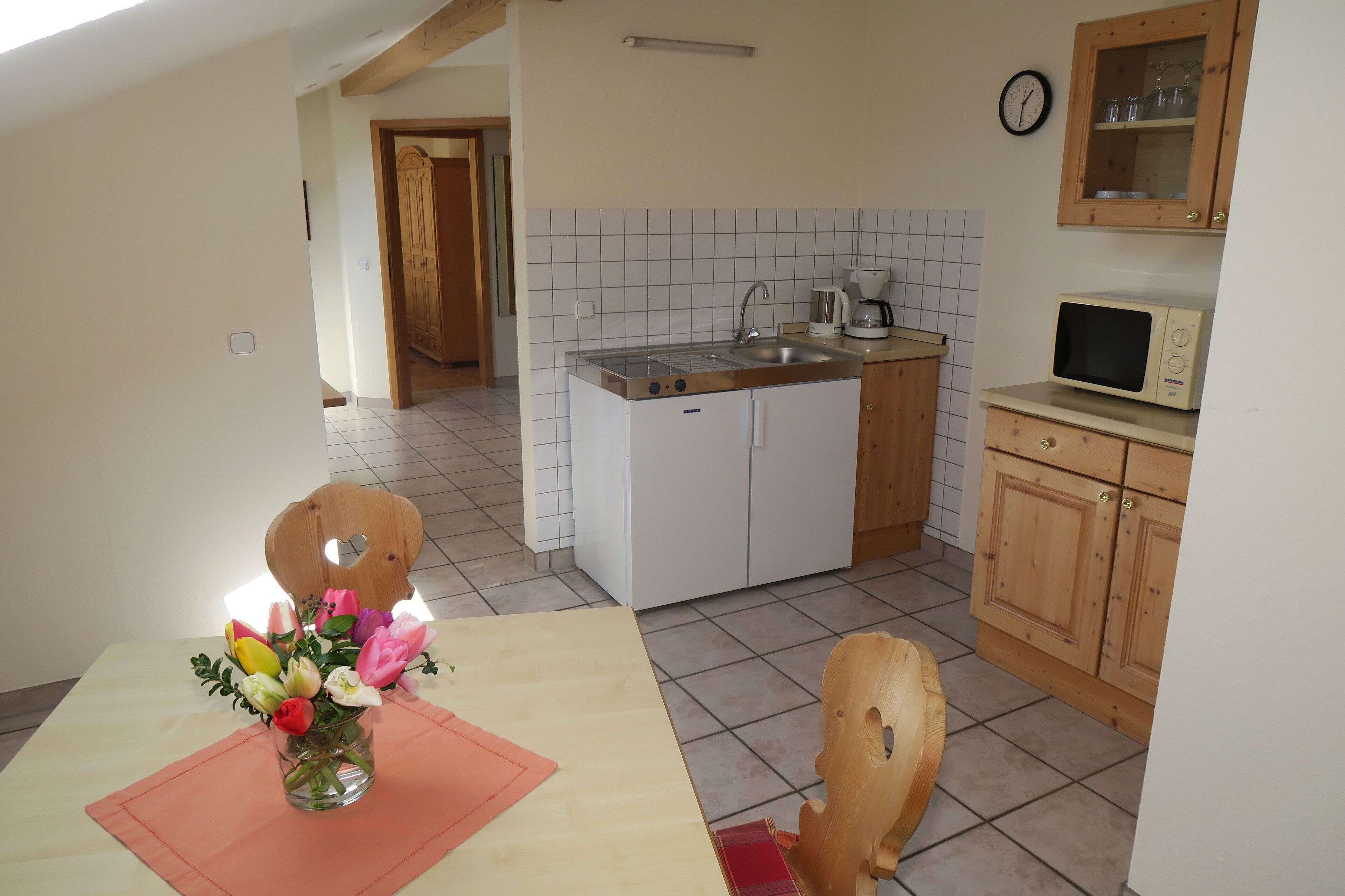 Apartment mountain view, 50sqm, 1. sep. Bedroom, with a south-facing balcony