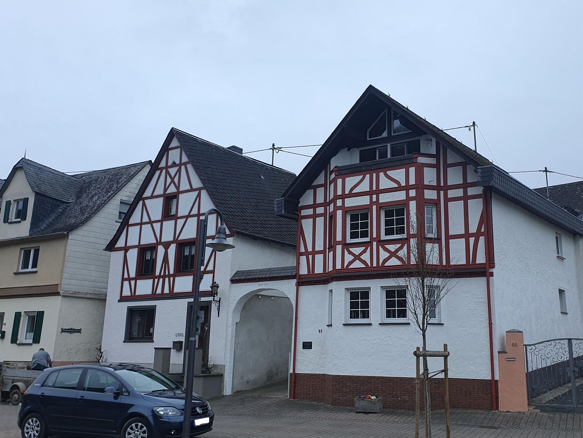 Apartment old half-timbered house "Mutter Mosel" - Apartment with balcony
