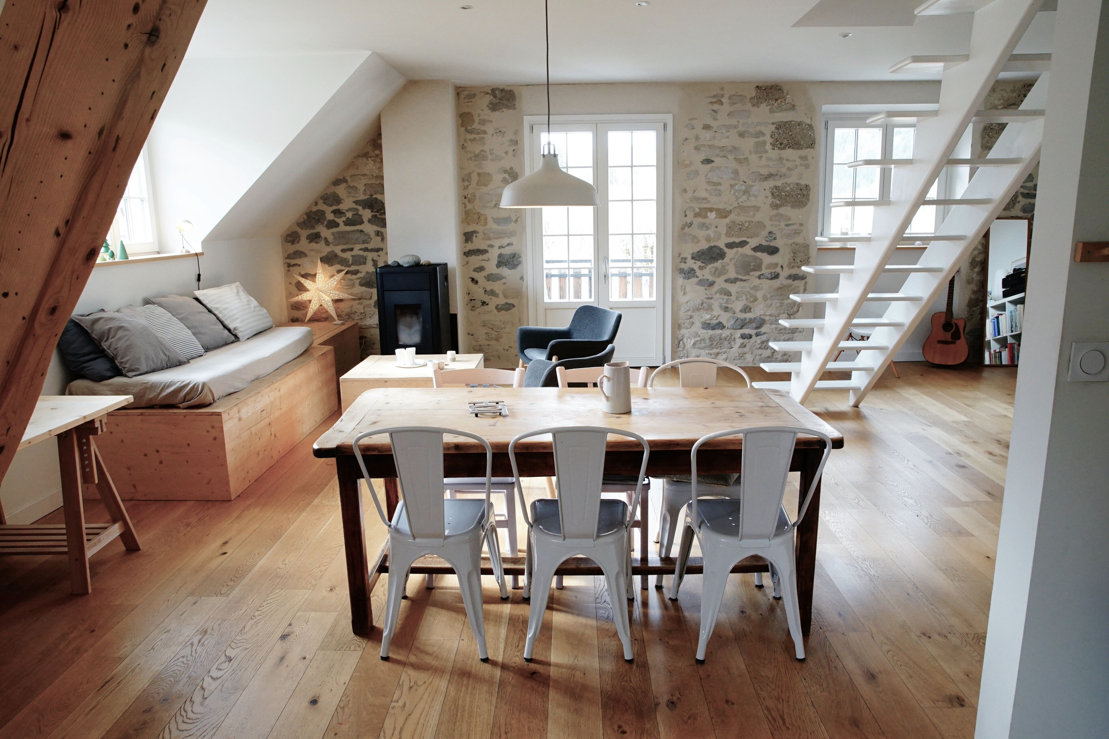 Duplex apartment 125m2 bright village with view