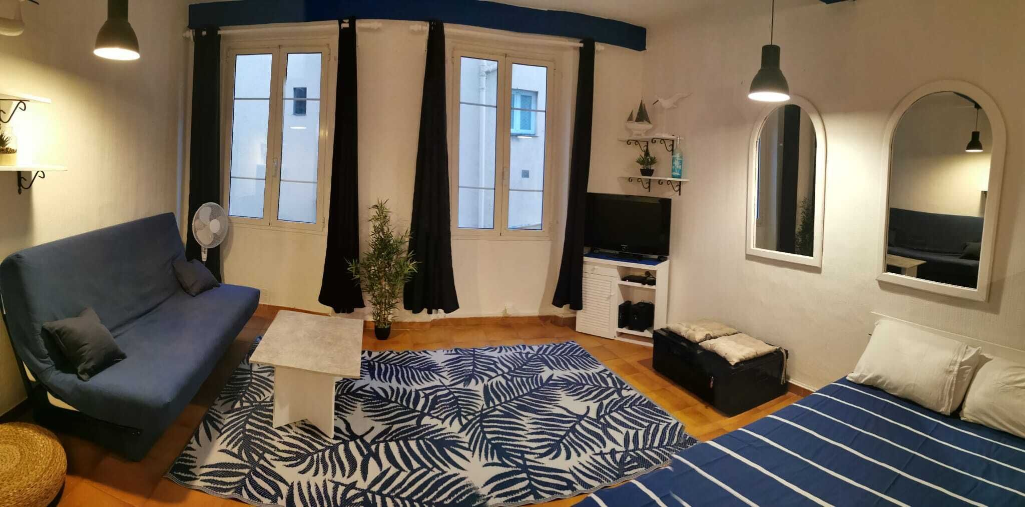 Appartement 3 Couchages Derrière le Cours Saleya et 100m de la mer