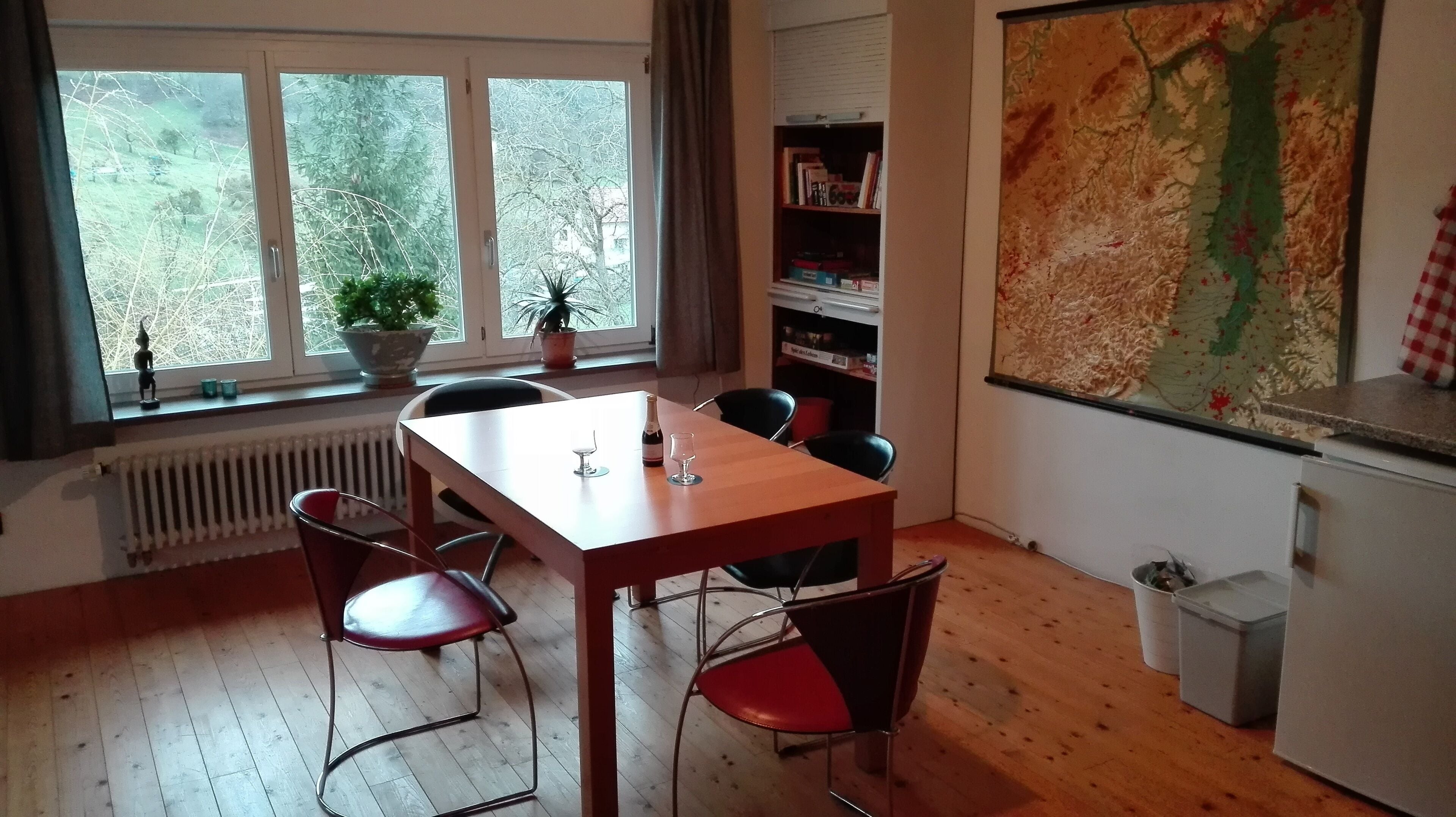Large apartment with panoramic views in Hammelbach/ Odenwald
