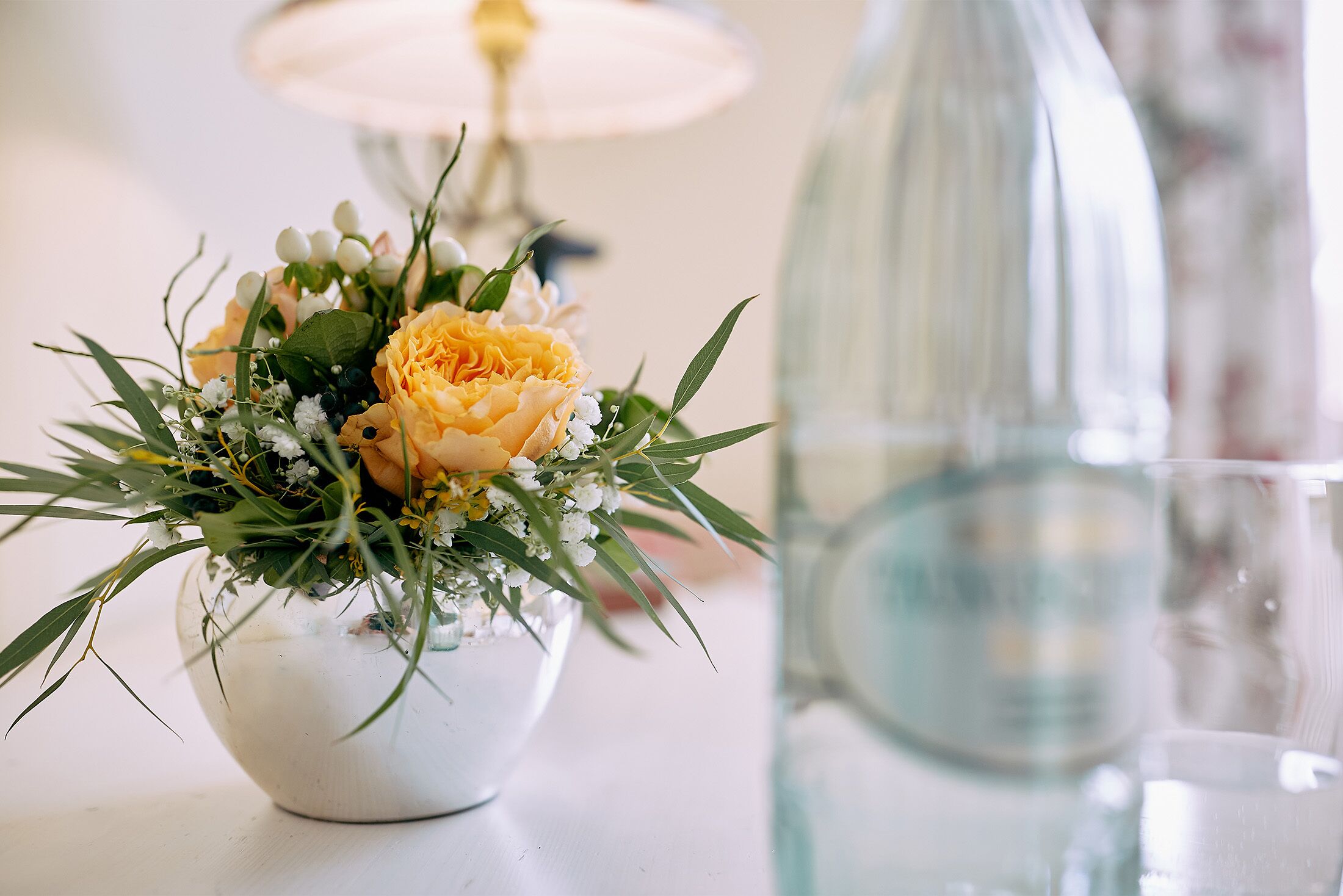 Double room Bolberg, 22 sqm, bathroom with rain shower