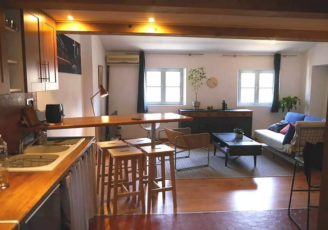 108 m2 duplex in the city center