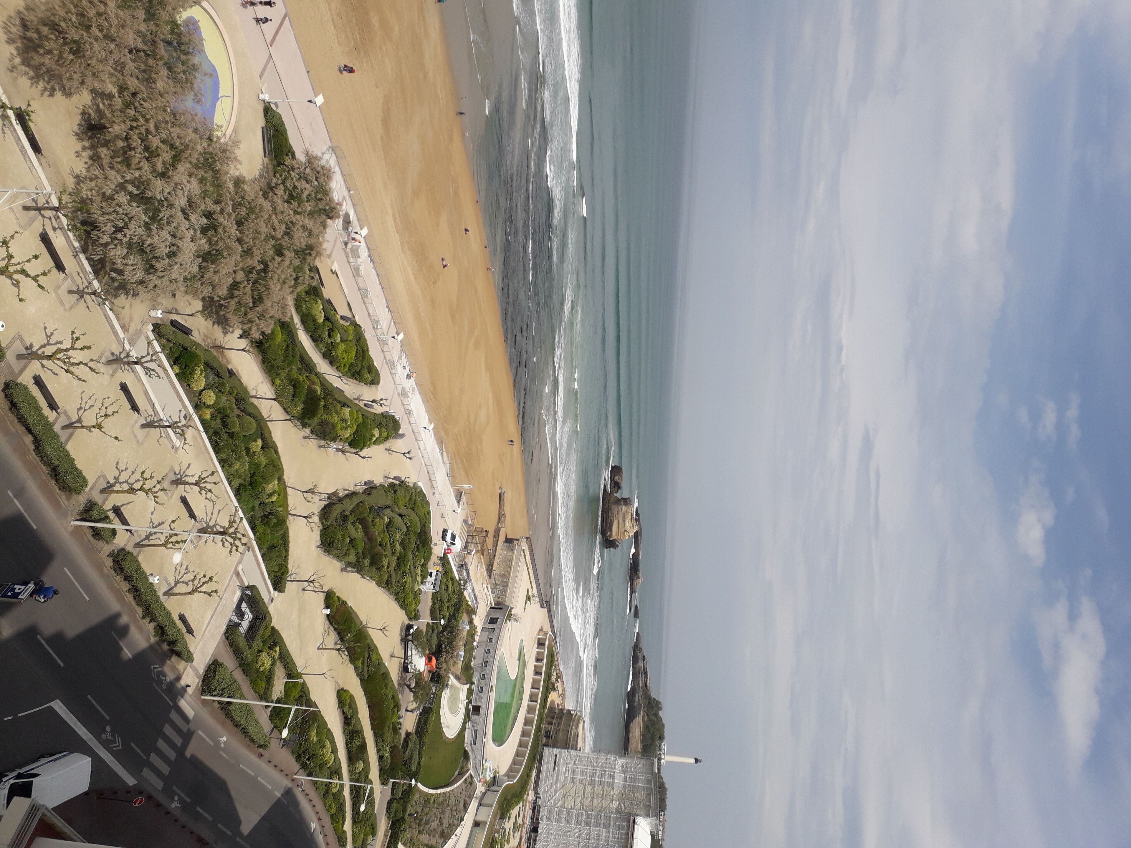 Exceptional - Biarritz - panoramic view of the large beach - swimming pool