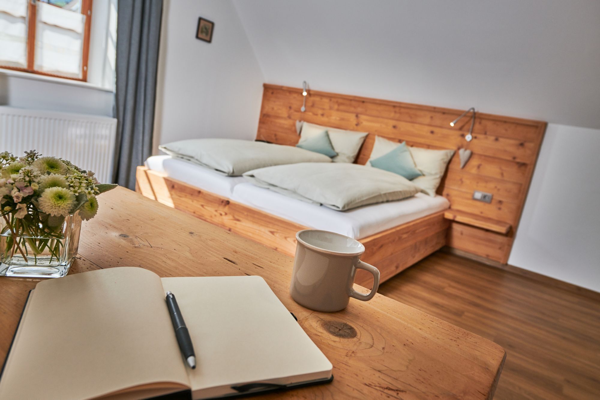 38 m2 apartment on the upper floor, 1 room + bathroom/WC, 1 to 4 people