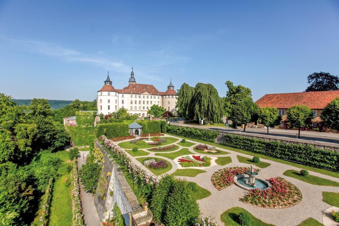 In the Baroque Garden Apartment you live historically next door to Langenburg Castle