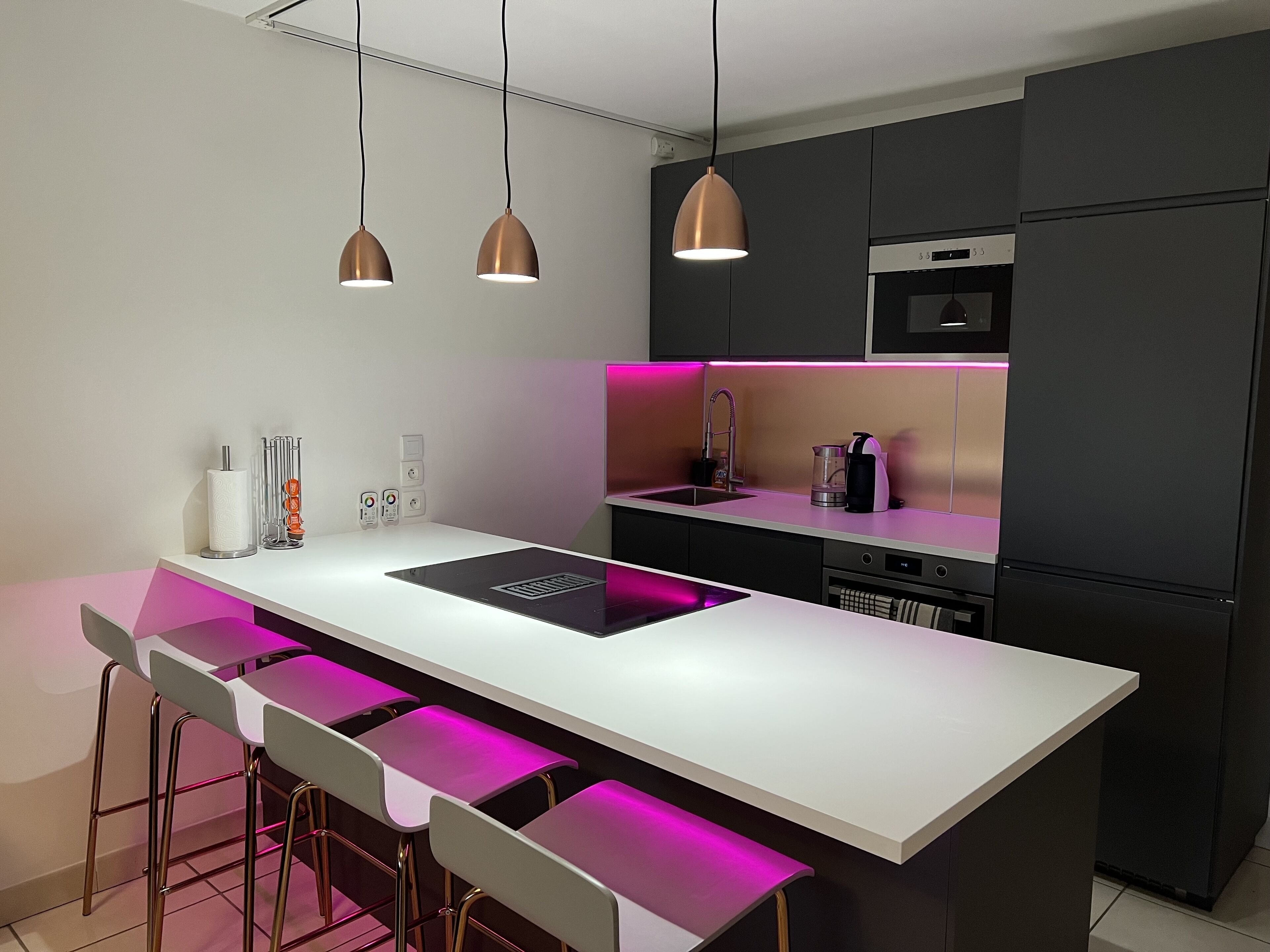 Luxury two bedroom garden apartment with stunning marina views.