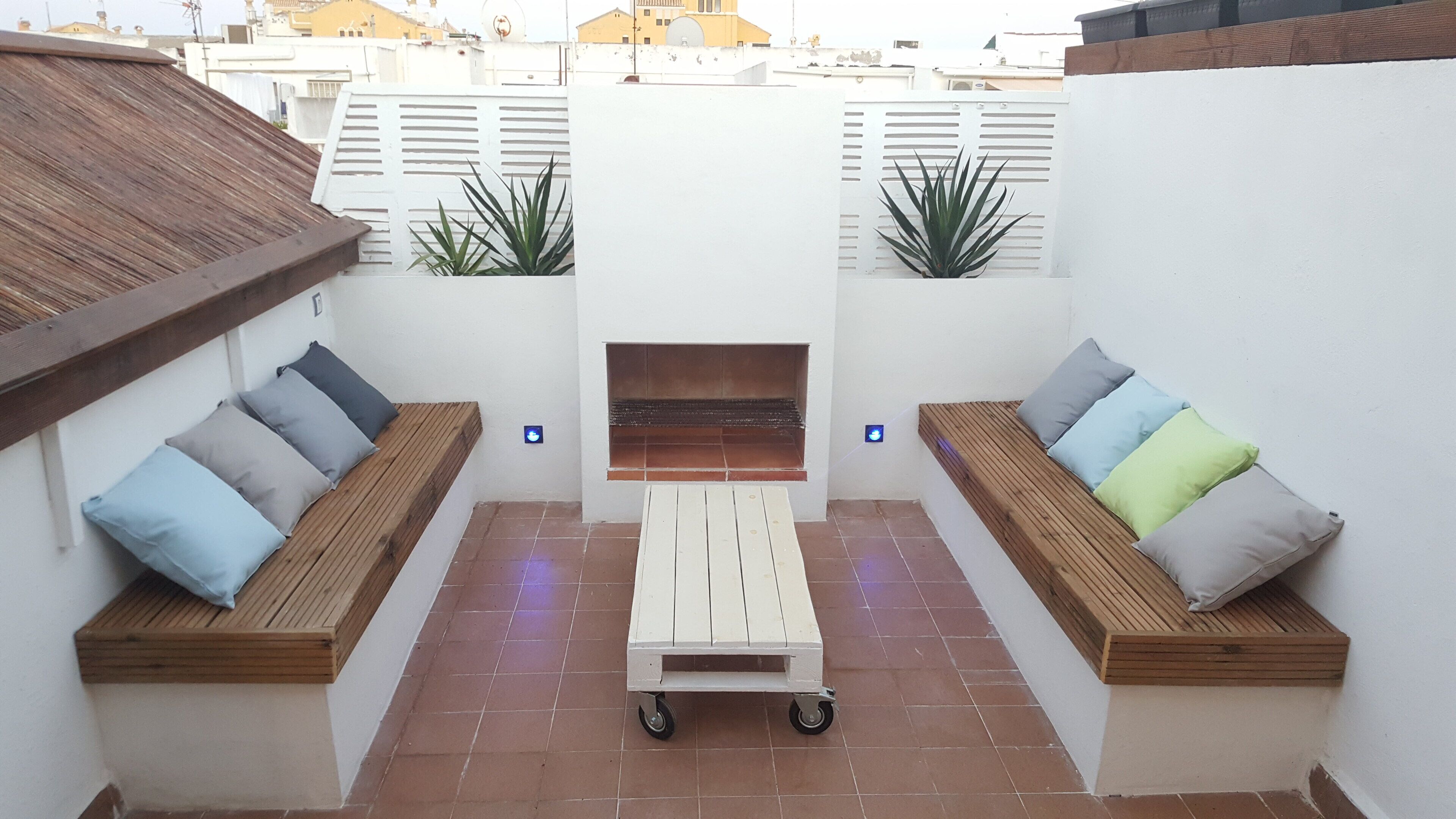 Recién renovado,400m del mar, terraza 21m2,BBQ