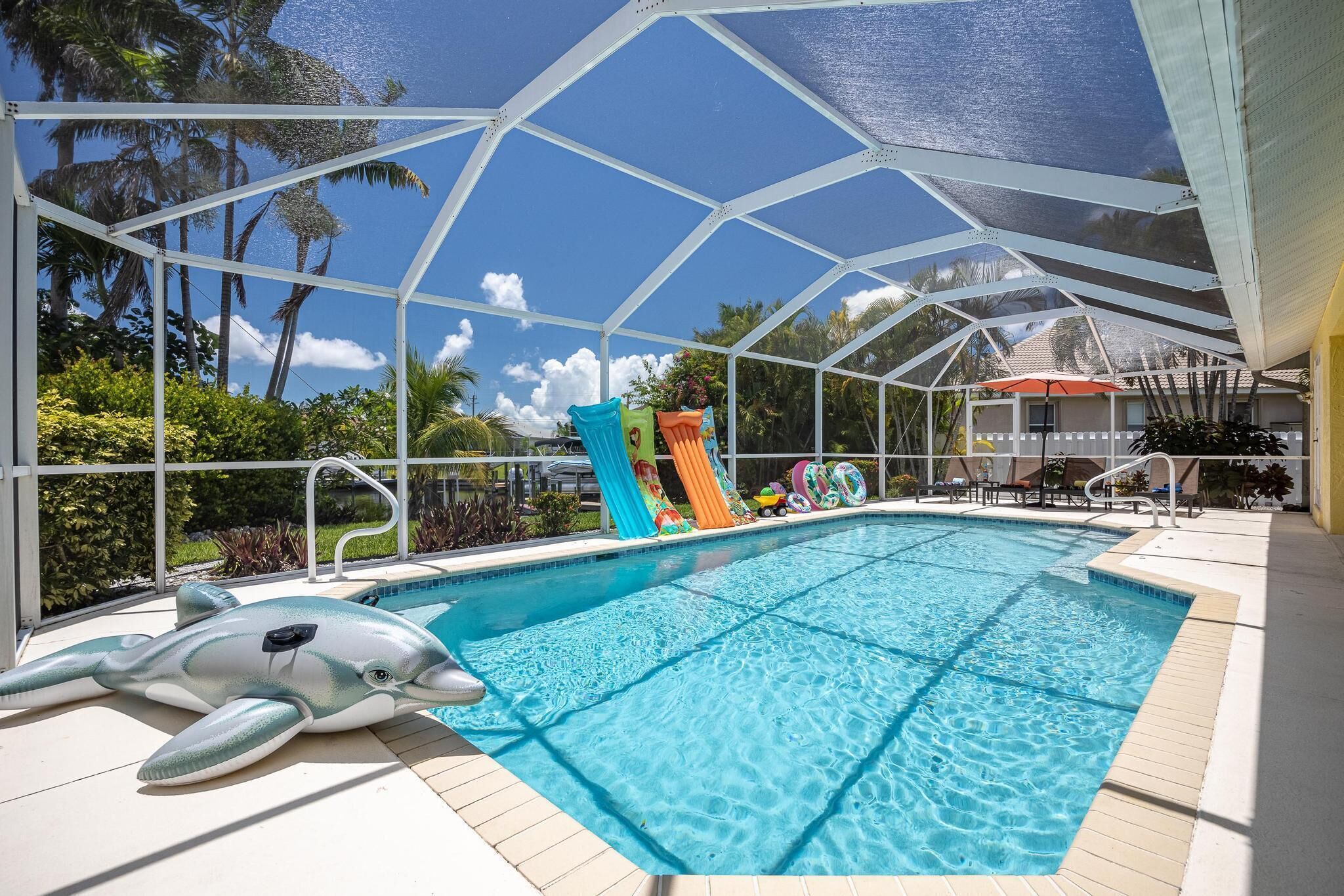 Heated pool, Waterfront- Villa Royal Palms Garden- Roelens Vacations