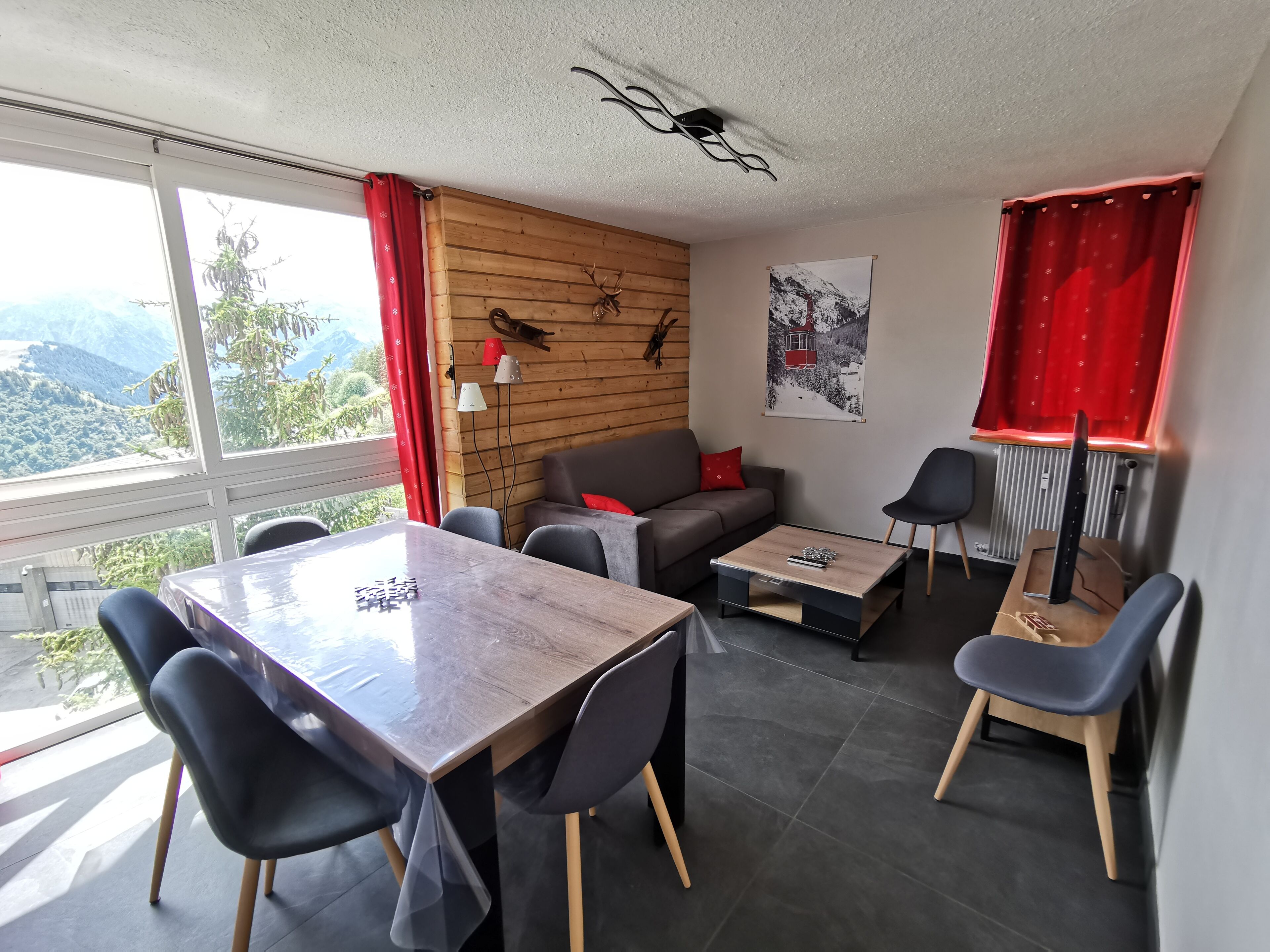 Superb apartment with Alpe d'Huez view 