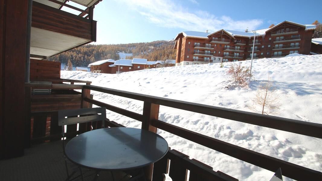 10m from ski slopes, 2nd floor, fitness, balcony, tv, ski locker, 32m², Puy-Saint-Vincent