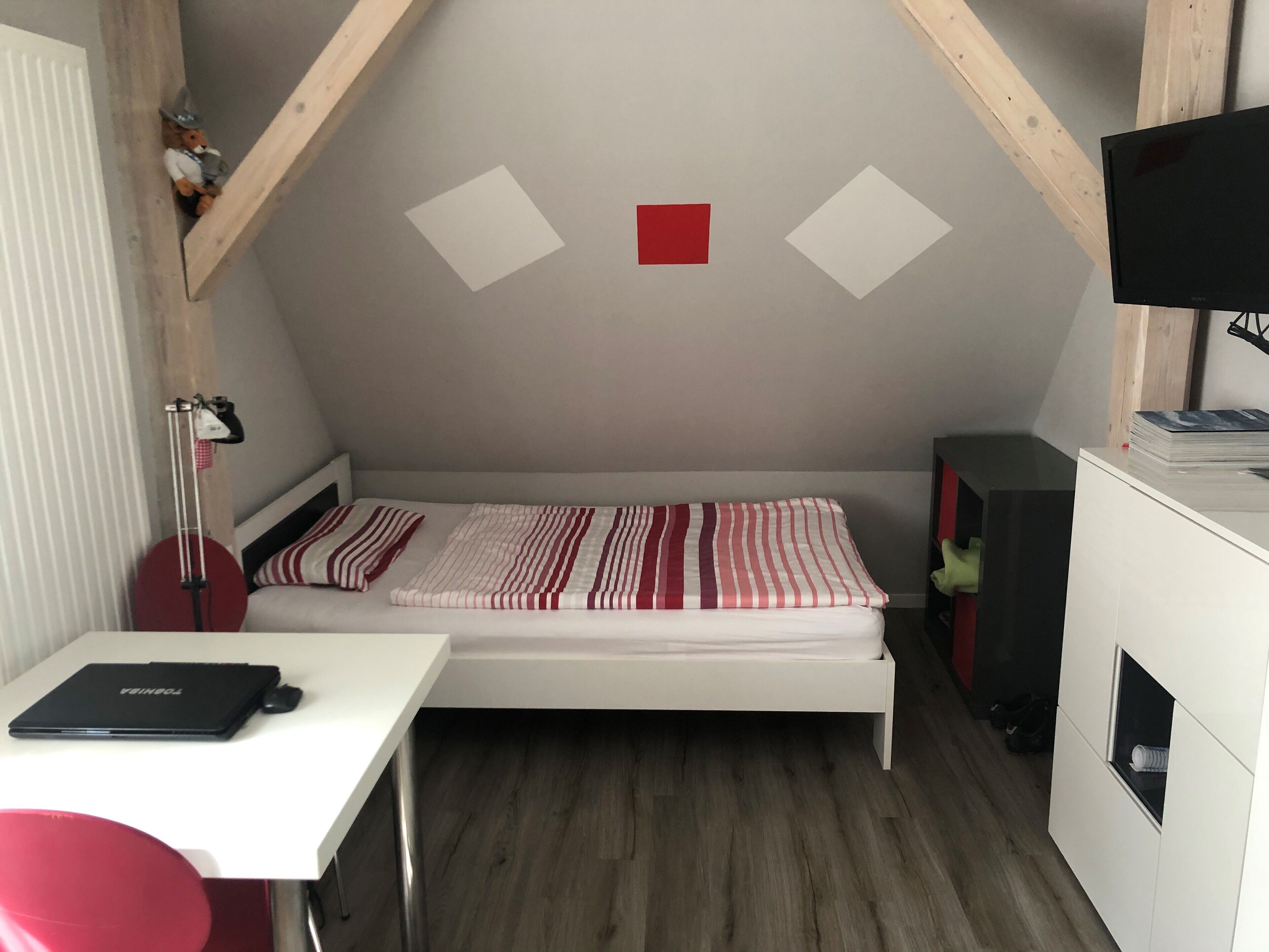 Cozy 1-room apartment for one person - WiFi incl.