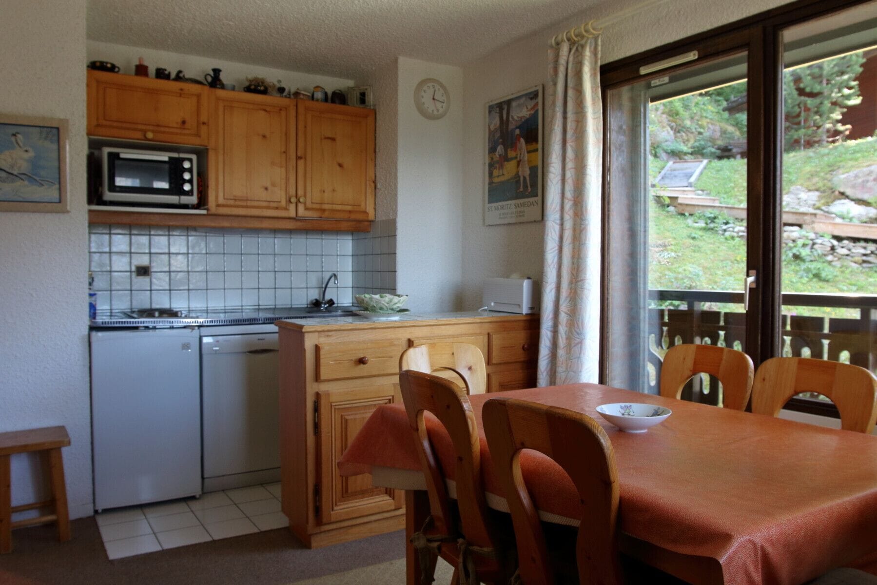 BB227  2 Pièces cabine 6 Pers pied de pistes