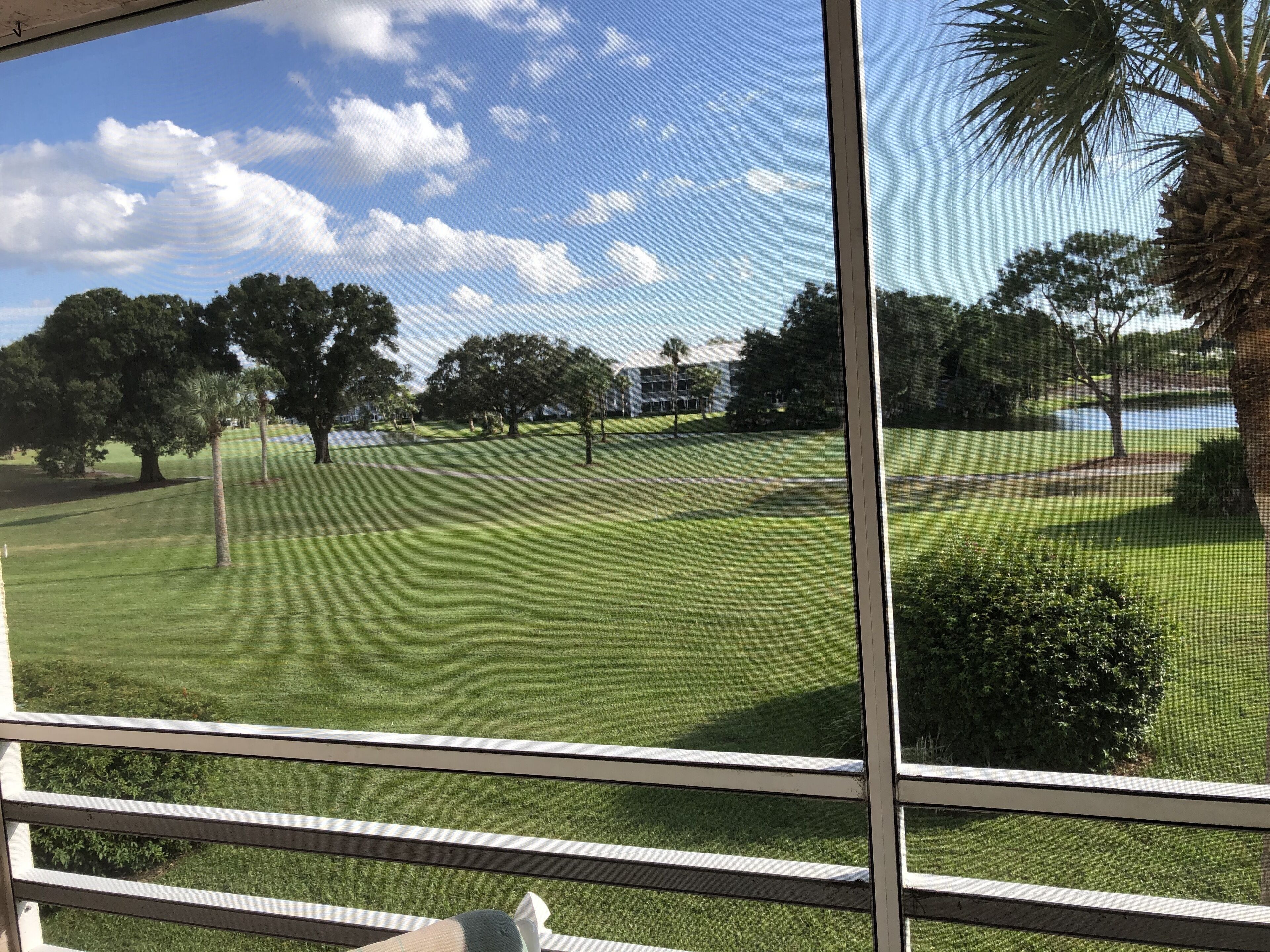 Beautiful golf course view