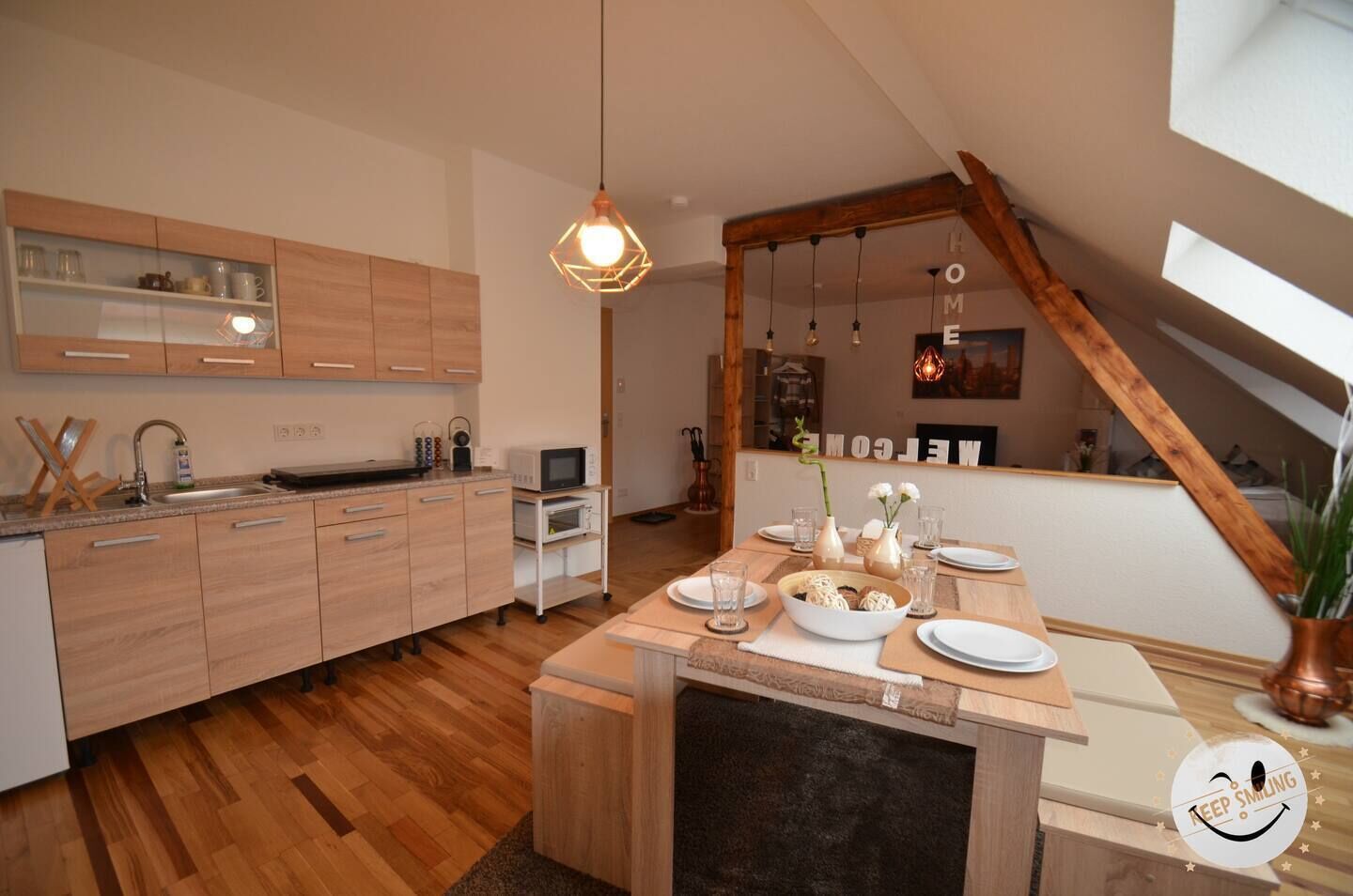 TOP * attic old building parquet !! NETFLIX & RELAX, 2 beds