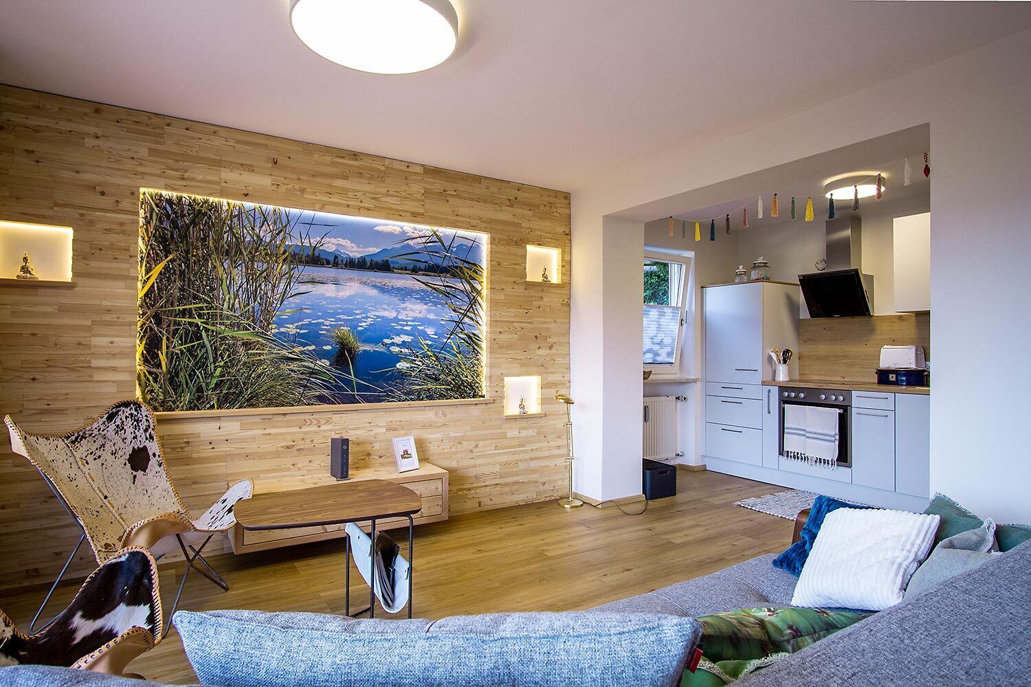 Villa sunshine in a very quiet location above the Hopfensee