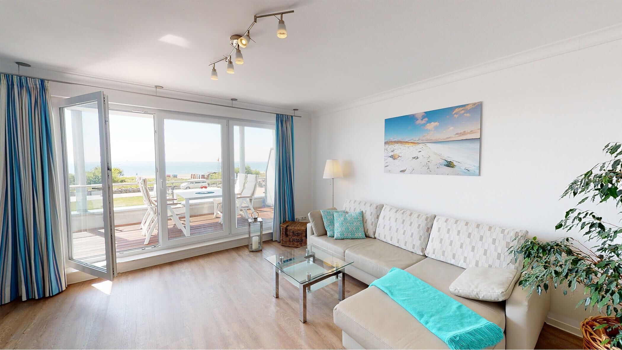 Luxuriously furnished, close to the beach - vacation apartment on the Baltic Sea