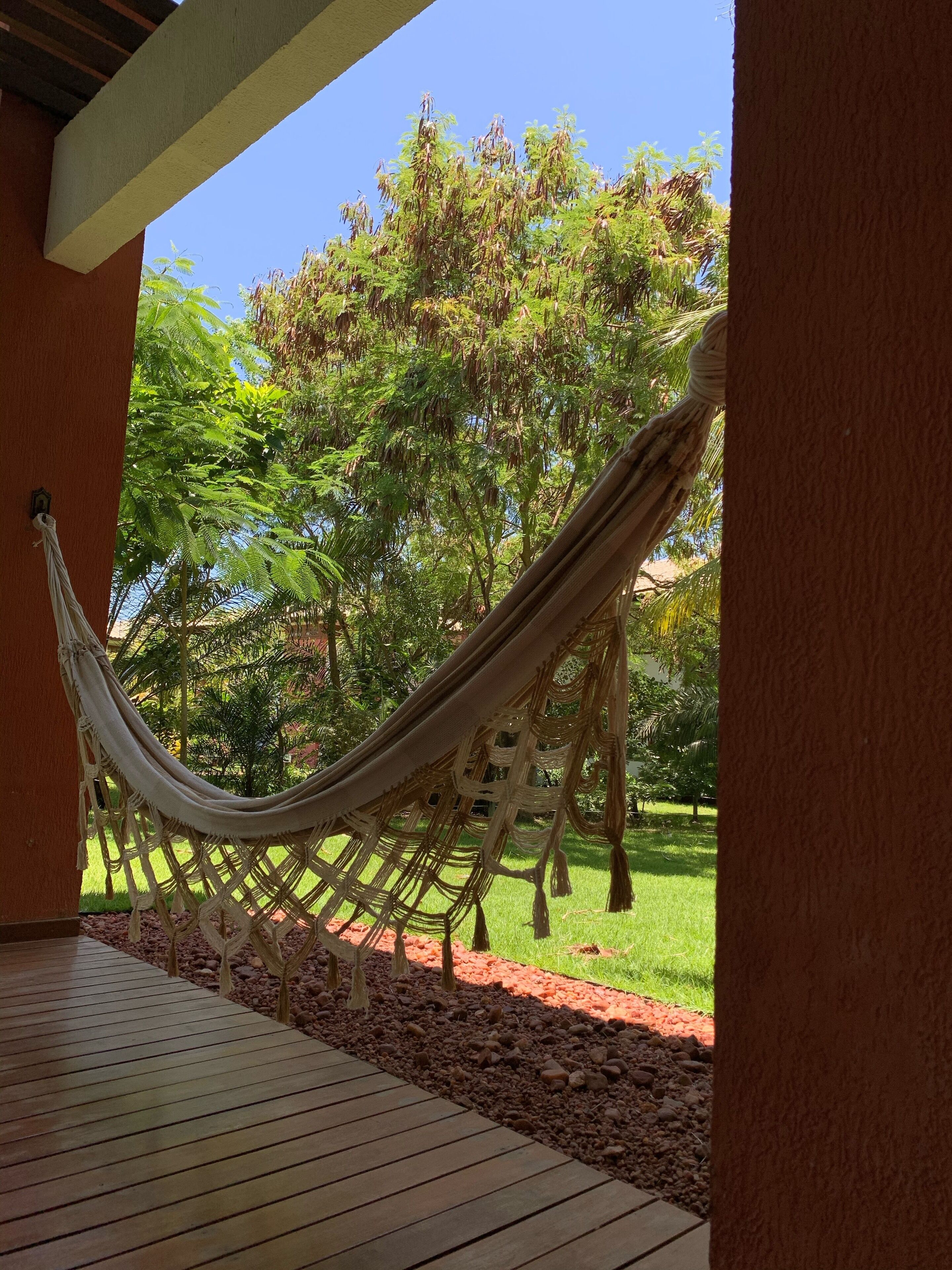 Ground floor apartment, garden view, peace and quiet in Praia do Forte