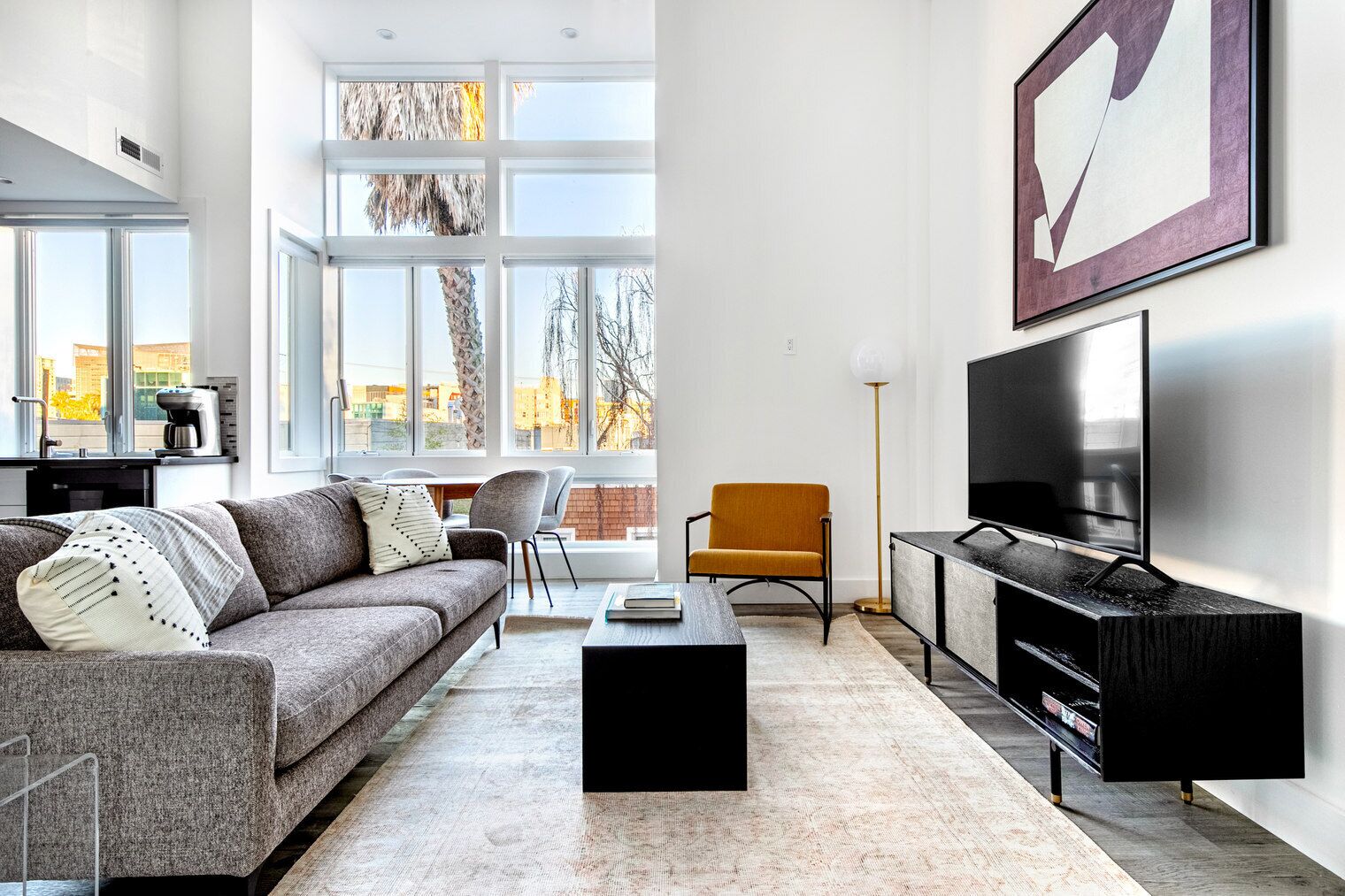 Swanky SoMa 1BR w/ Office, W/D, Private Patio, walk to HQs, by Blueground