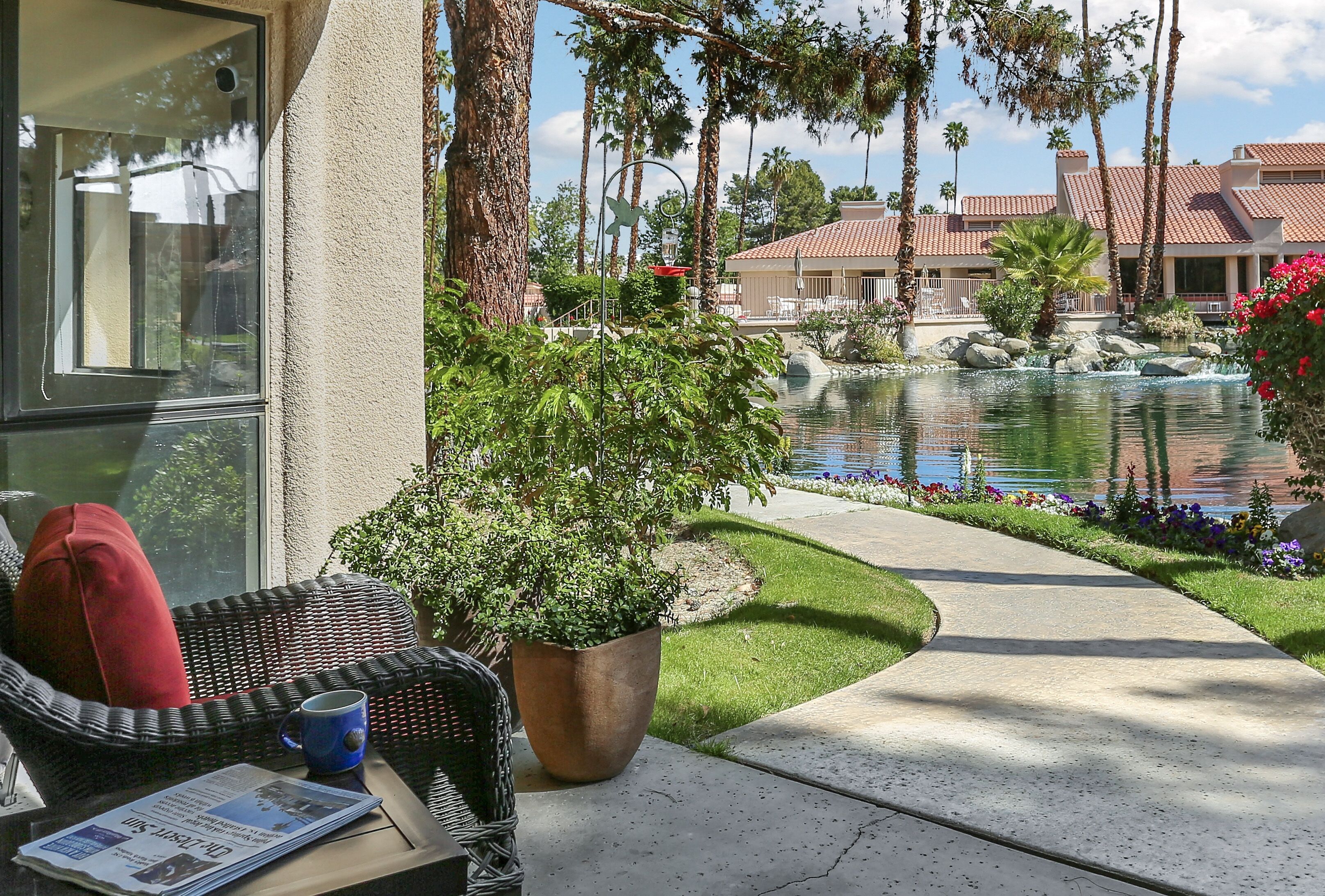 Pools, Jacuzzis, Tennis, and Pickleball on 16 Acres in Cathedral City