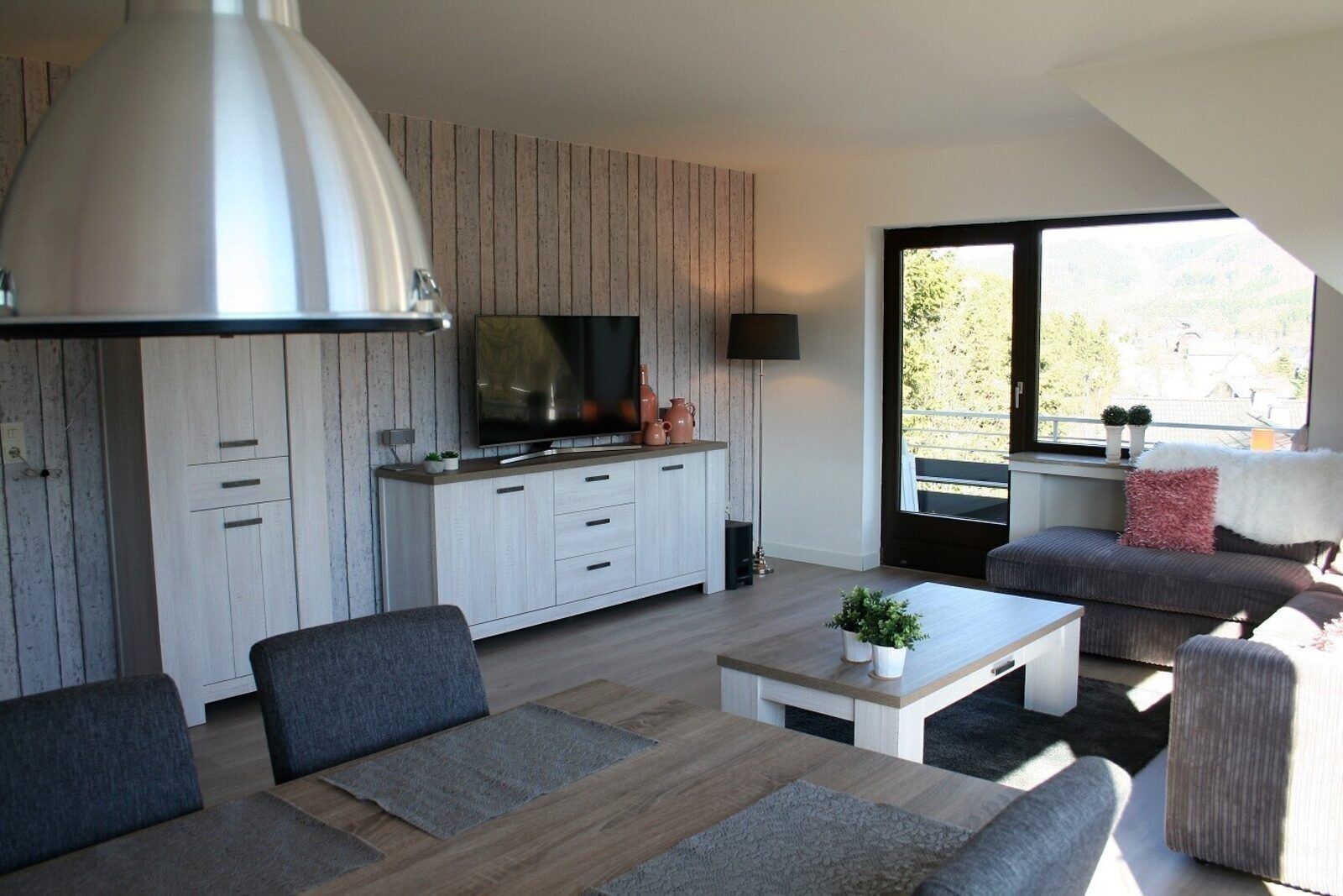 Spacious and cozy apartment in Winterberg-Elkeringhuizen, balcony and large garden