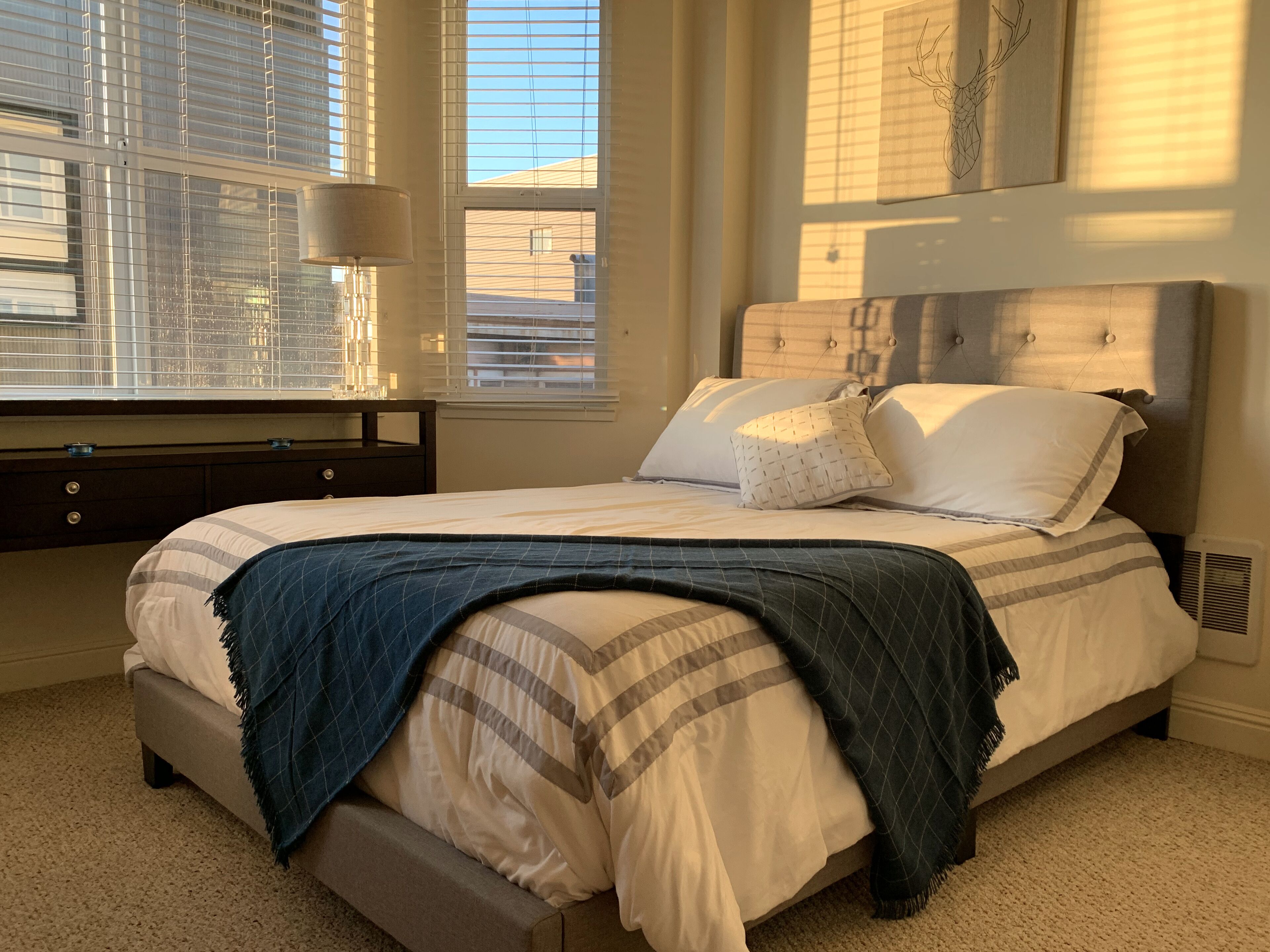 Beautiful & Sunny 2 Bedroom Apartment - w/Private Parking, Roof Deck, Laundry!