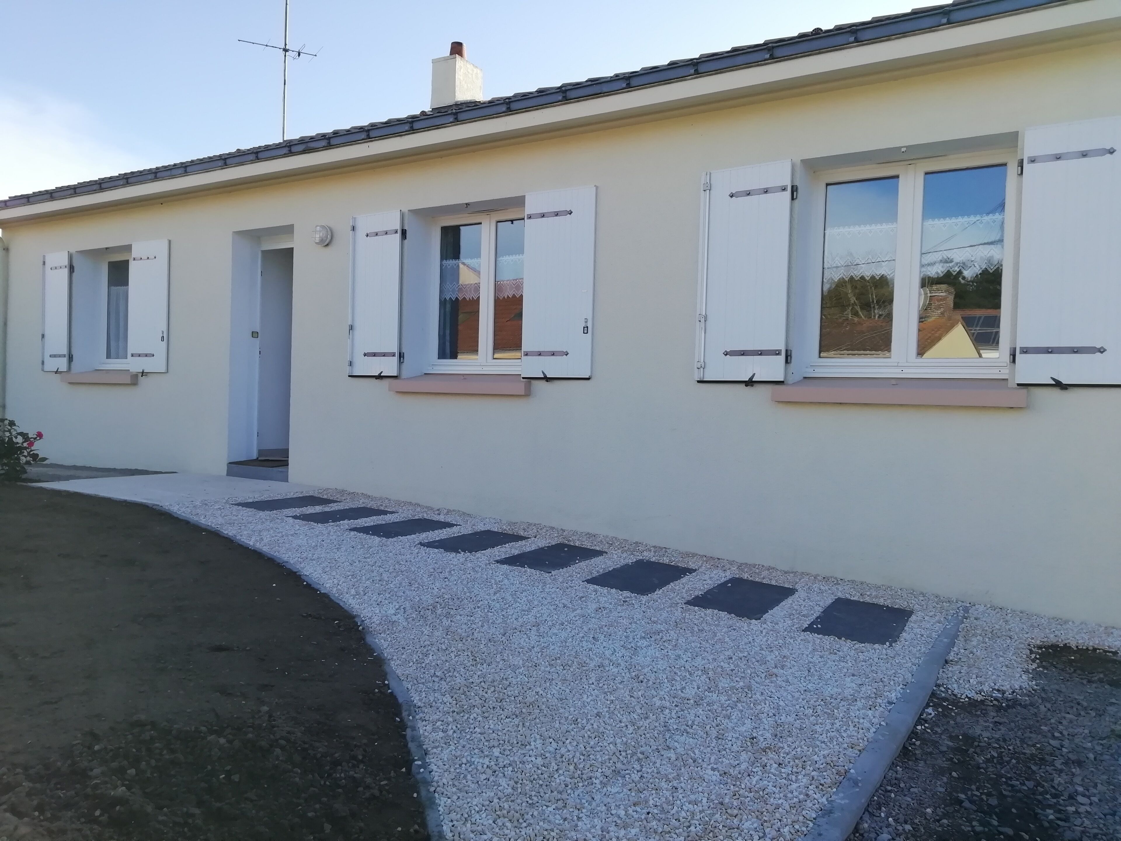 Maison de Campagne à la Mer, au Calme Avec Grand Jardin et Véranda