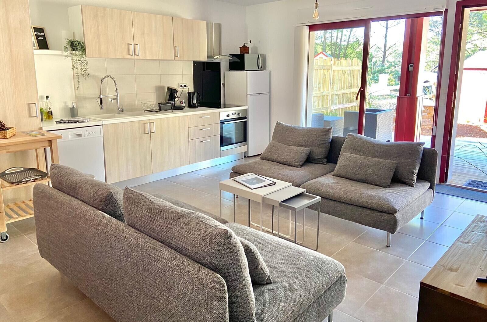 Beautiful apartment classified *** 68m2, golf, ocean, near cycle paths 